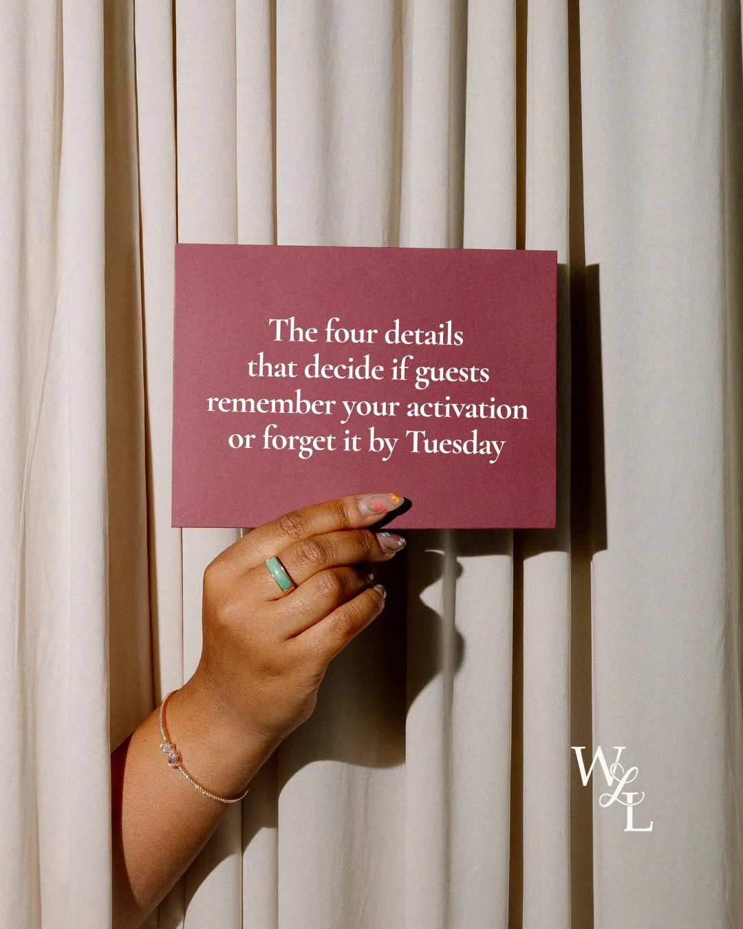 Most brand activations plan the booth, the signage, and the swag, and then wonder why guests walk away without a story to tell. After working a lot of them, these 4 details are the ones I see decide whether people remember it or forget it by Tuesday.
