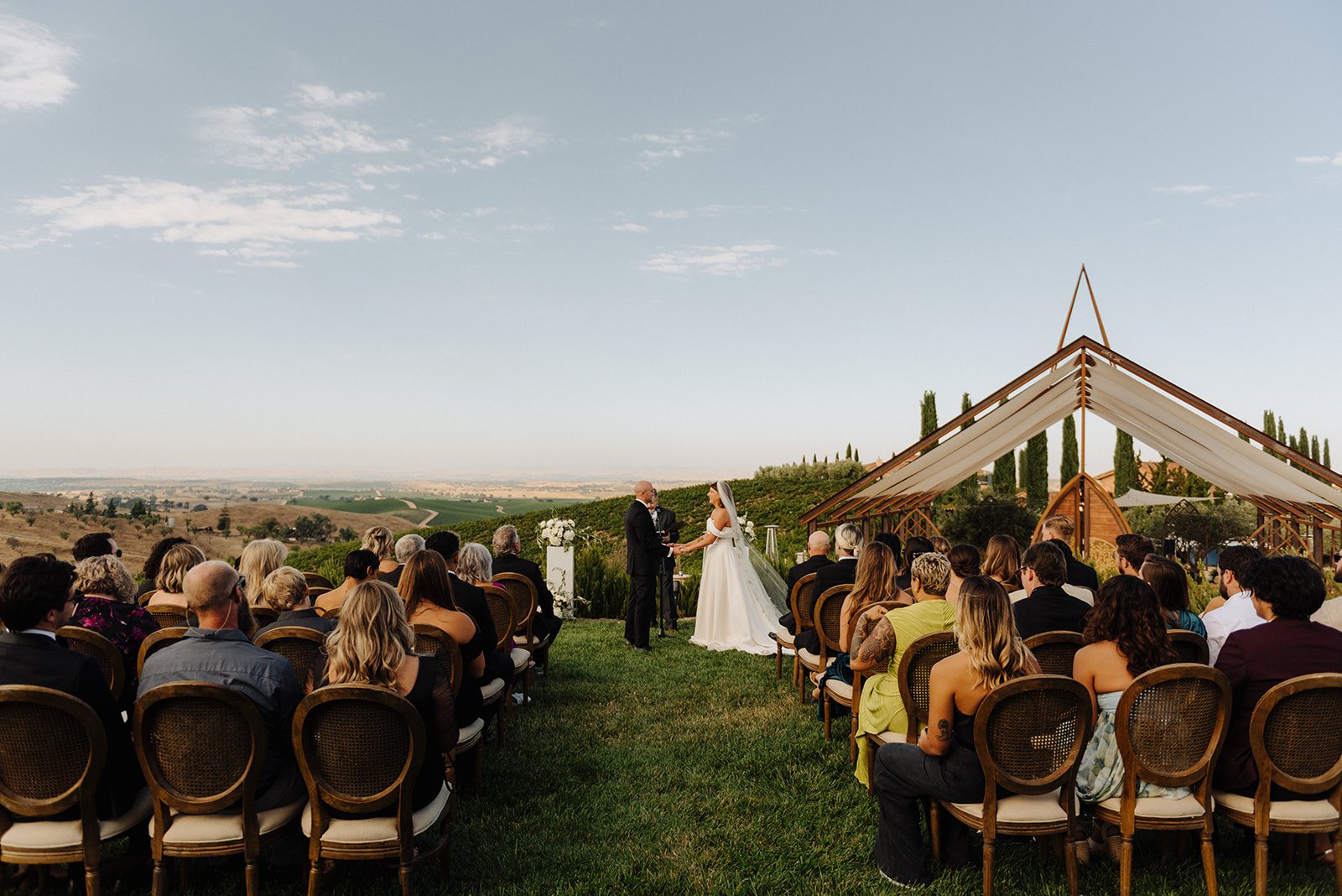 Wedding Ceremony at Villa De Lucca