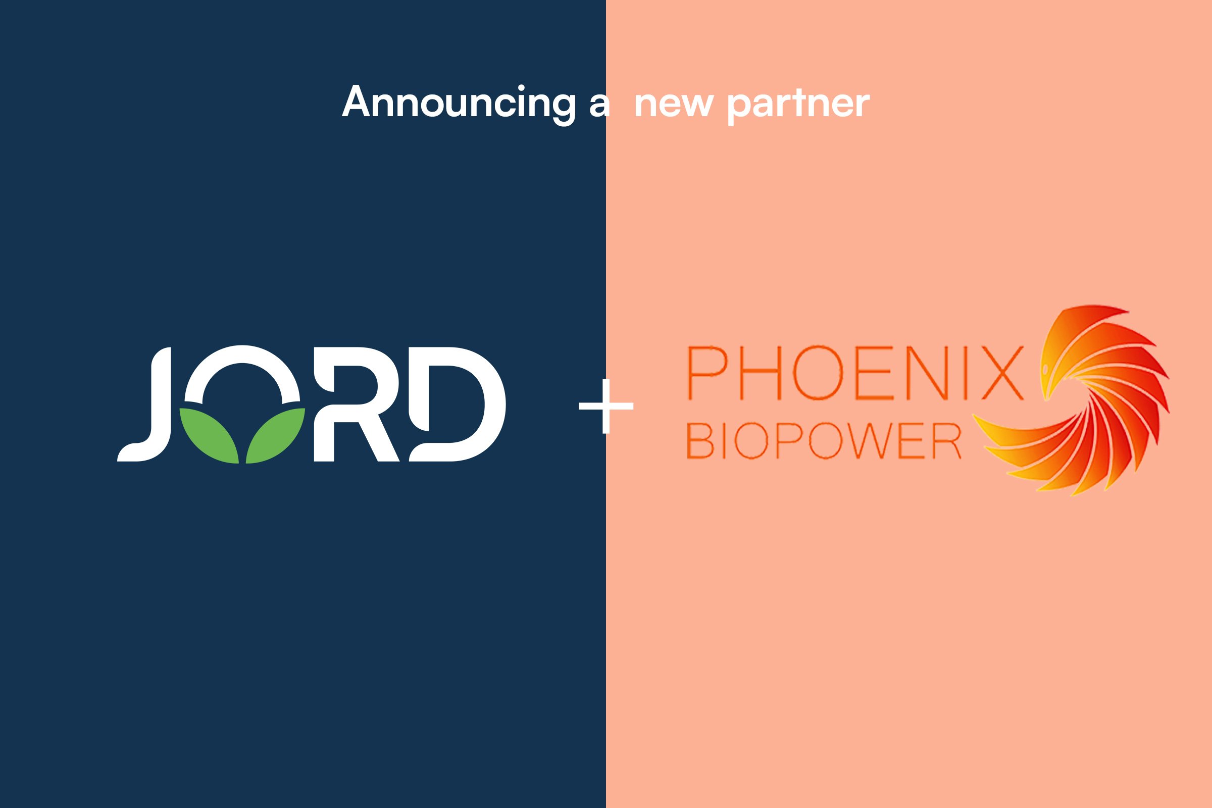 Jord och Phoenix Biopower ingår partnerskap för att utveckla en gemensam kommersiell plattform för planerbar energi