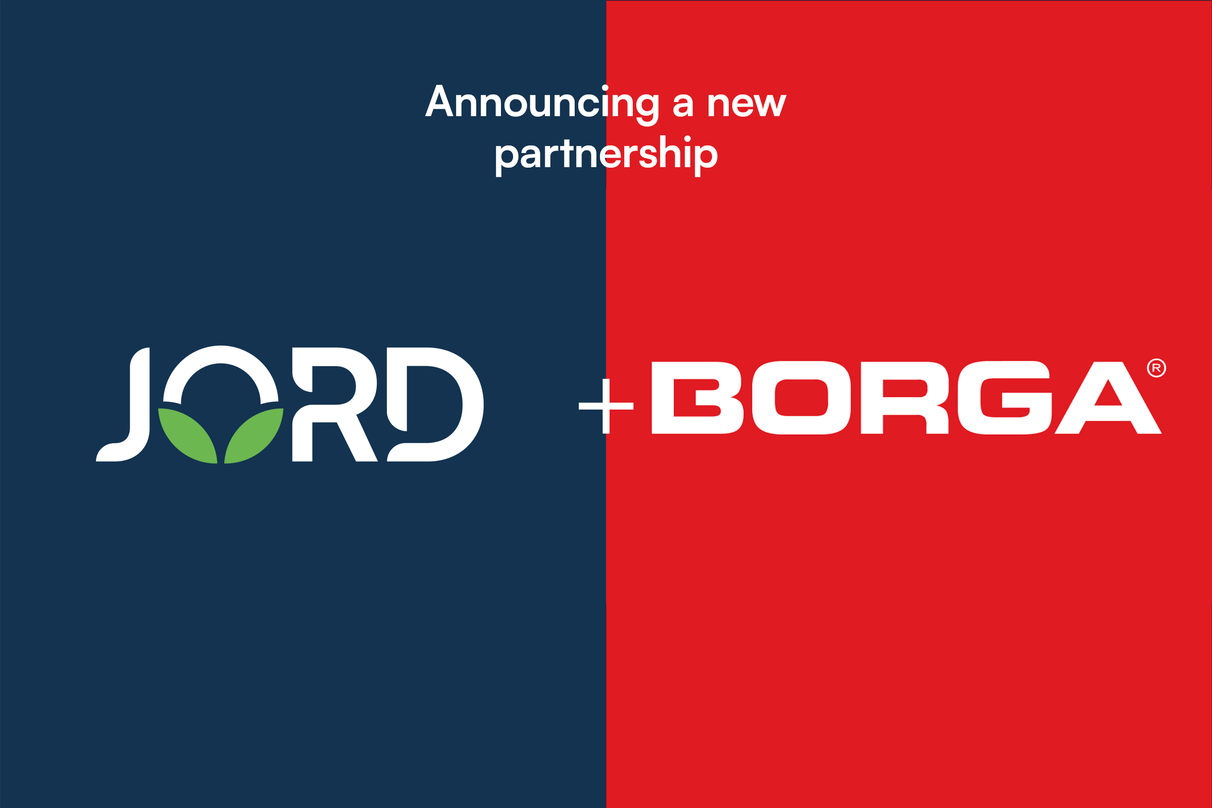 Jord and Borga announce strategic partnership to advance sustainable practices within construction sector 