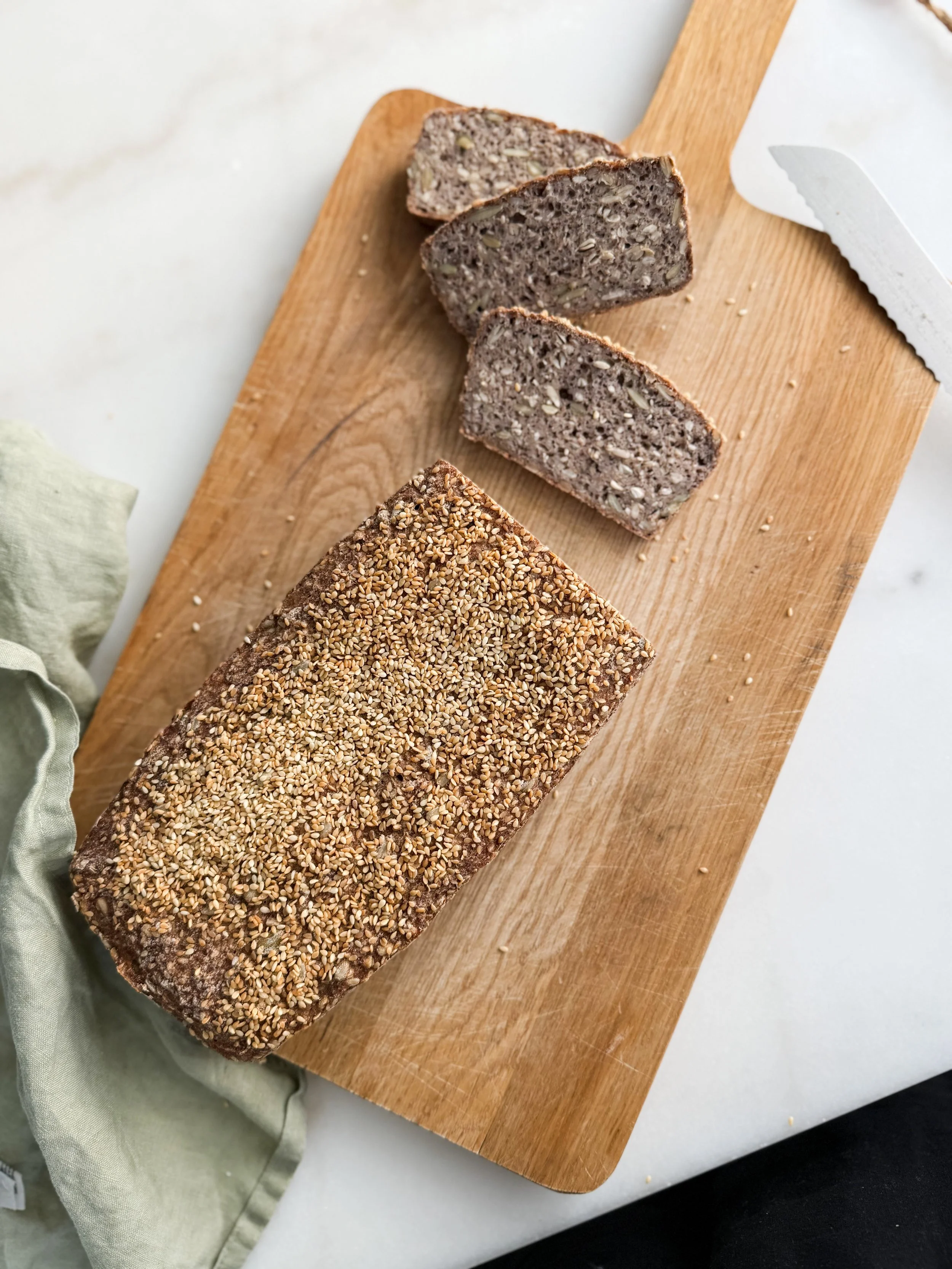 LANGTIDSHEVET GLUTENFRITT GROVBRØD