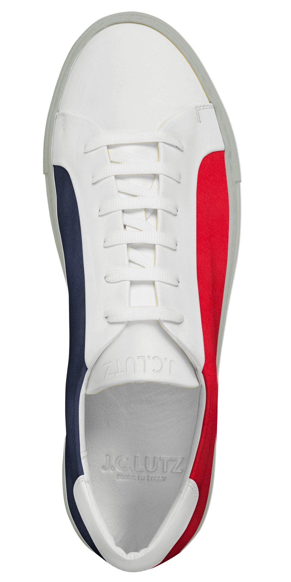Customized, made-to-order, made in Italy leather sneakers