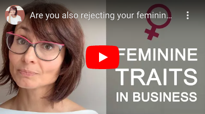 Are you also rejecting your feminine traits?