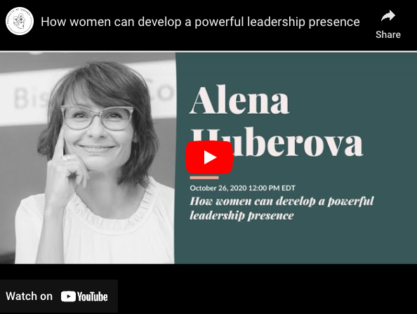 How women can develop a powerful leadership presence