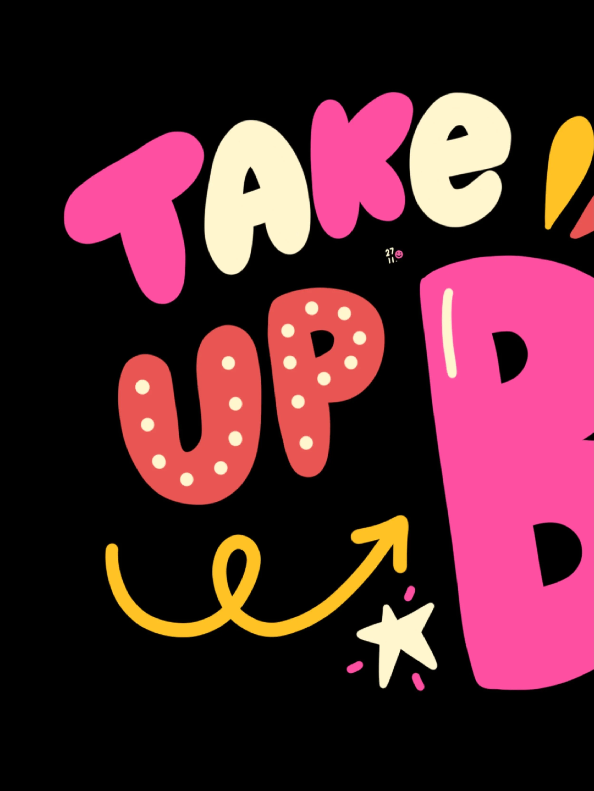 Take up BIGGGGG space ✨ The world can&rsquo;t see you when you shrink yourself and that would be a very big shame indeed 🏄&zwj;♀️🥰✨ 

#letteringlove #bigmagic #letteringquotes