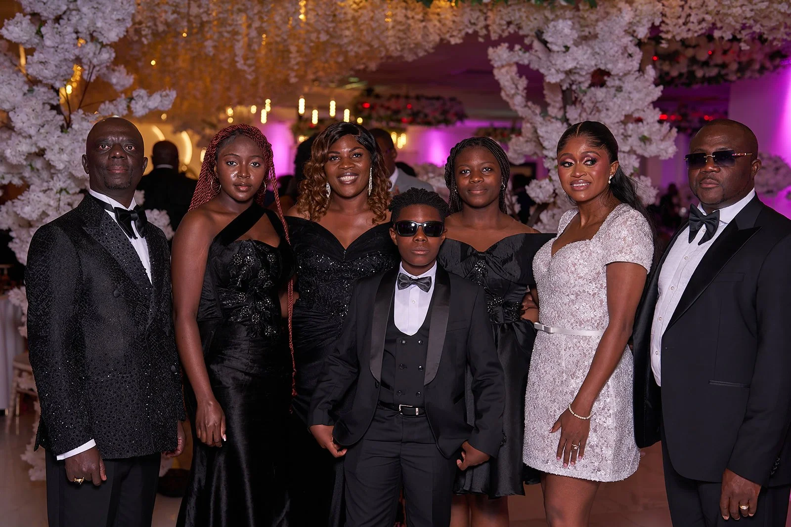Guest at a wedding reception