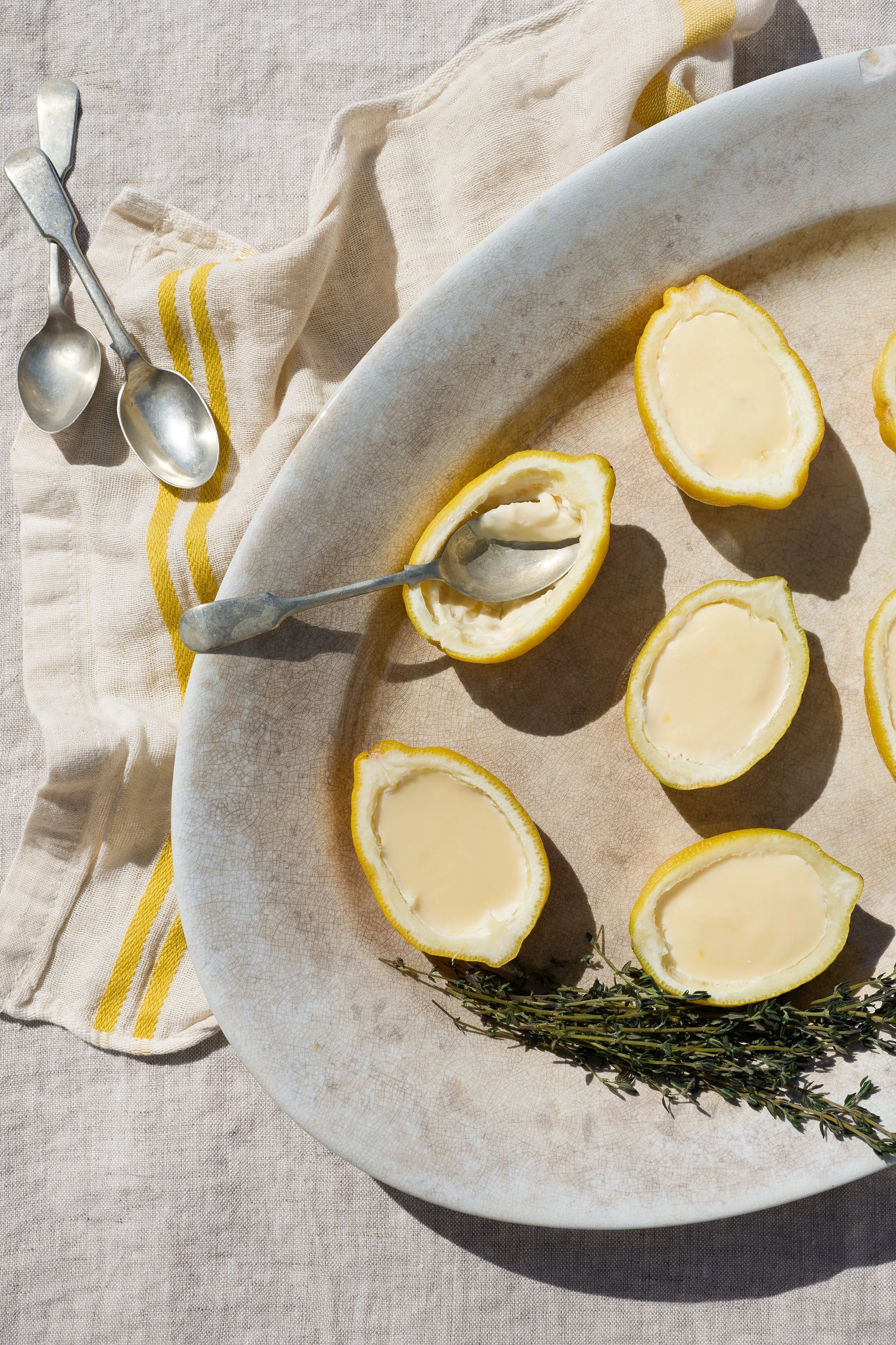 Lemon Thyme Possets