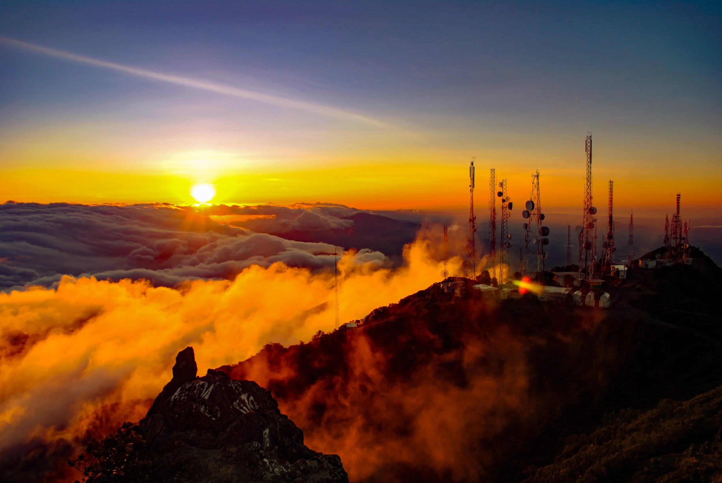 Emily Duwan, Sunrise over Volcan Baru($100)