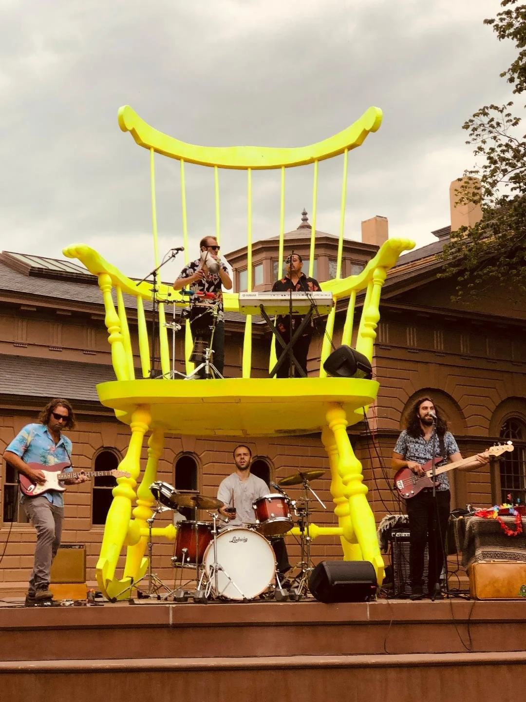 Music on the Yellow Chair by Marilyn Moffatt
