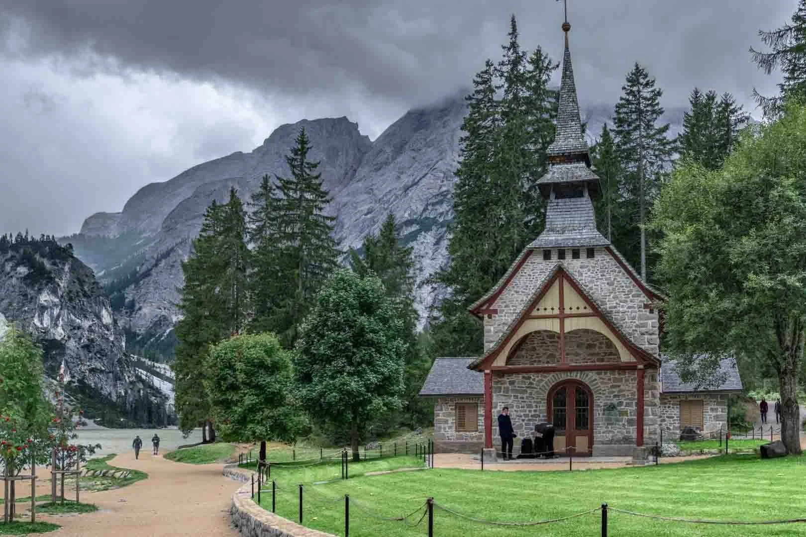 Going to Church in the Dolomites by Nancy Tynan