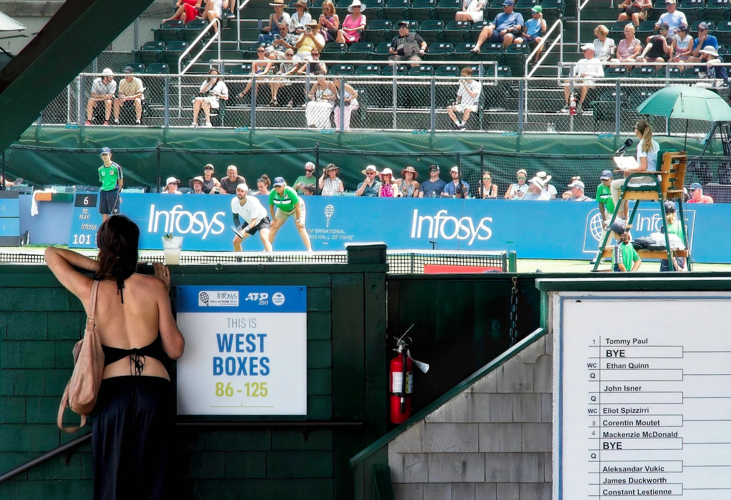 A Day of Tennis by Andy Lowen