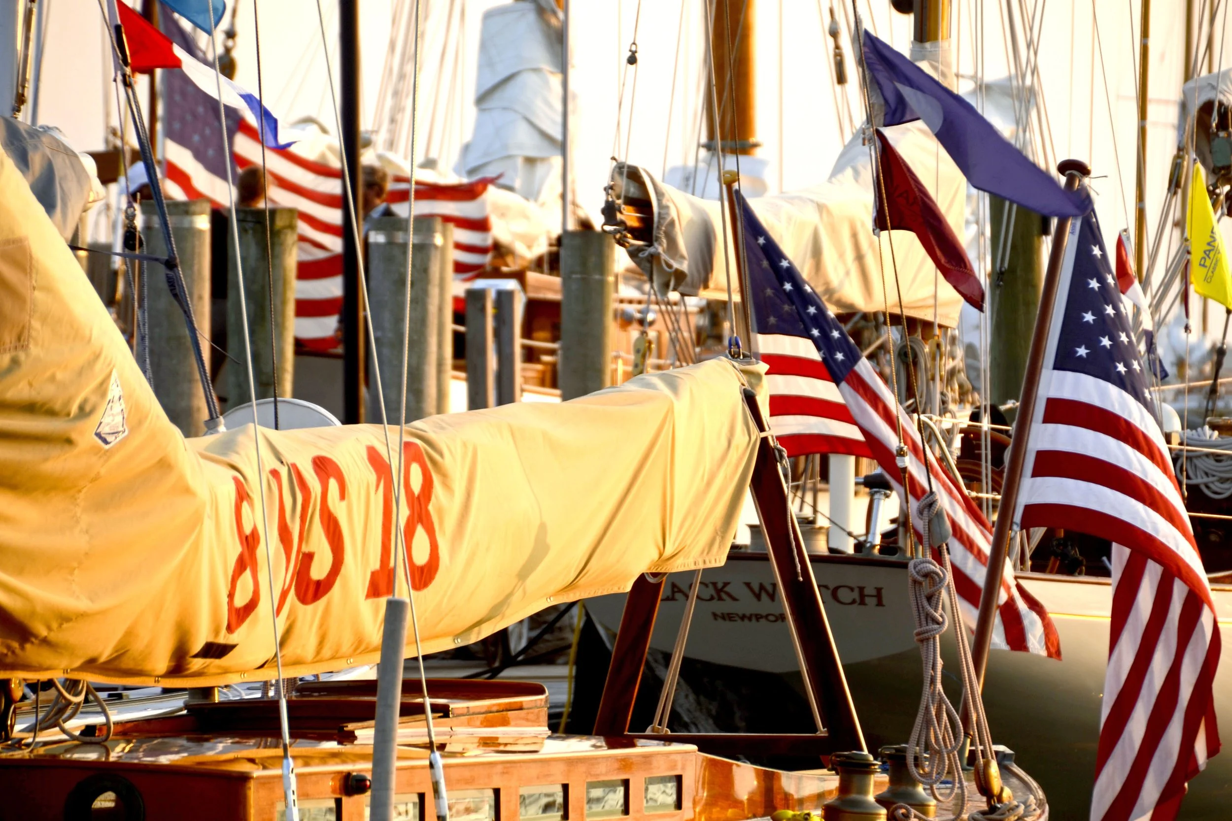 Patriotic Pier by Bern Altman