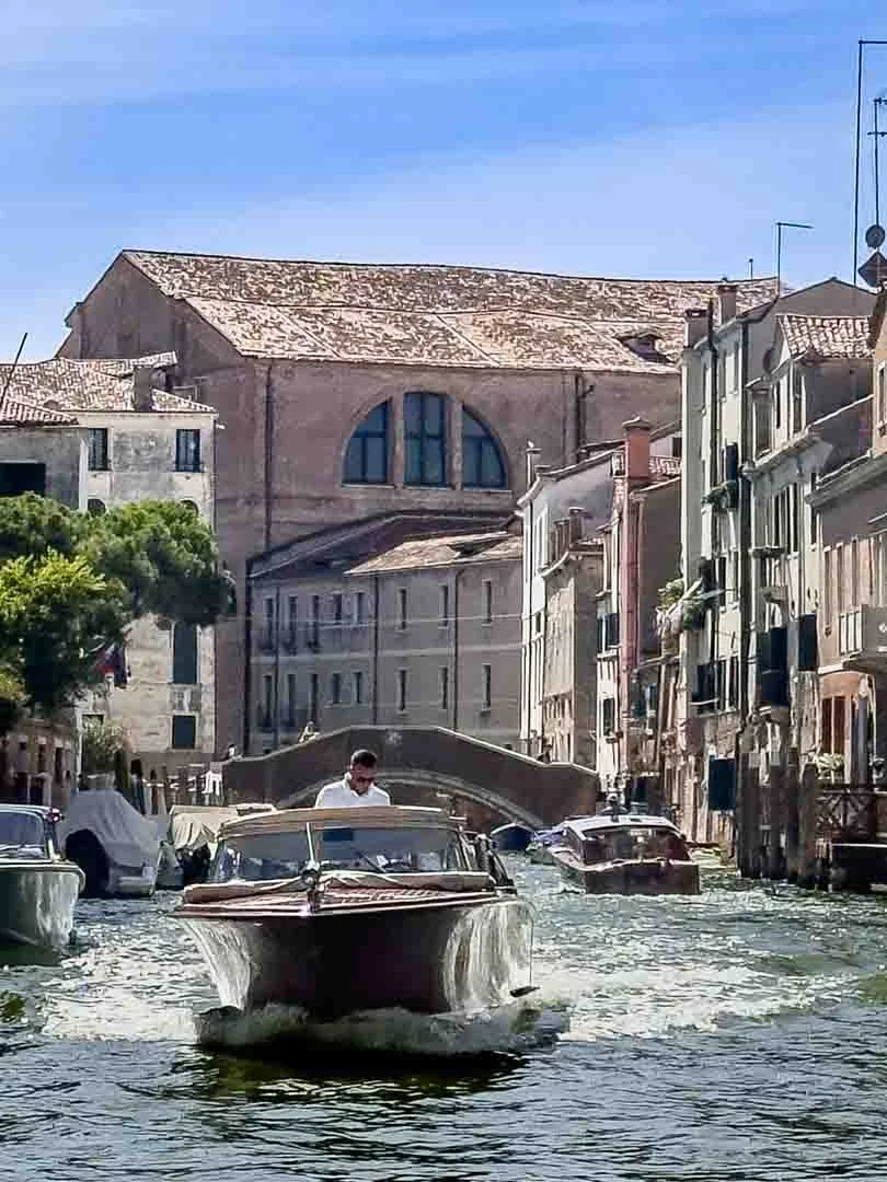 Venetian Water Taxi by Jeff Reynolds
