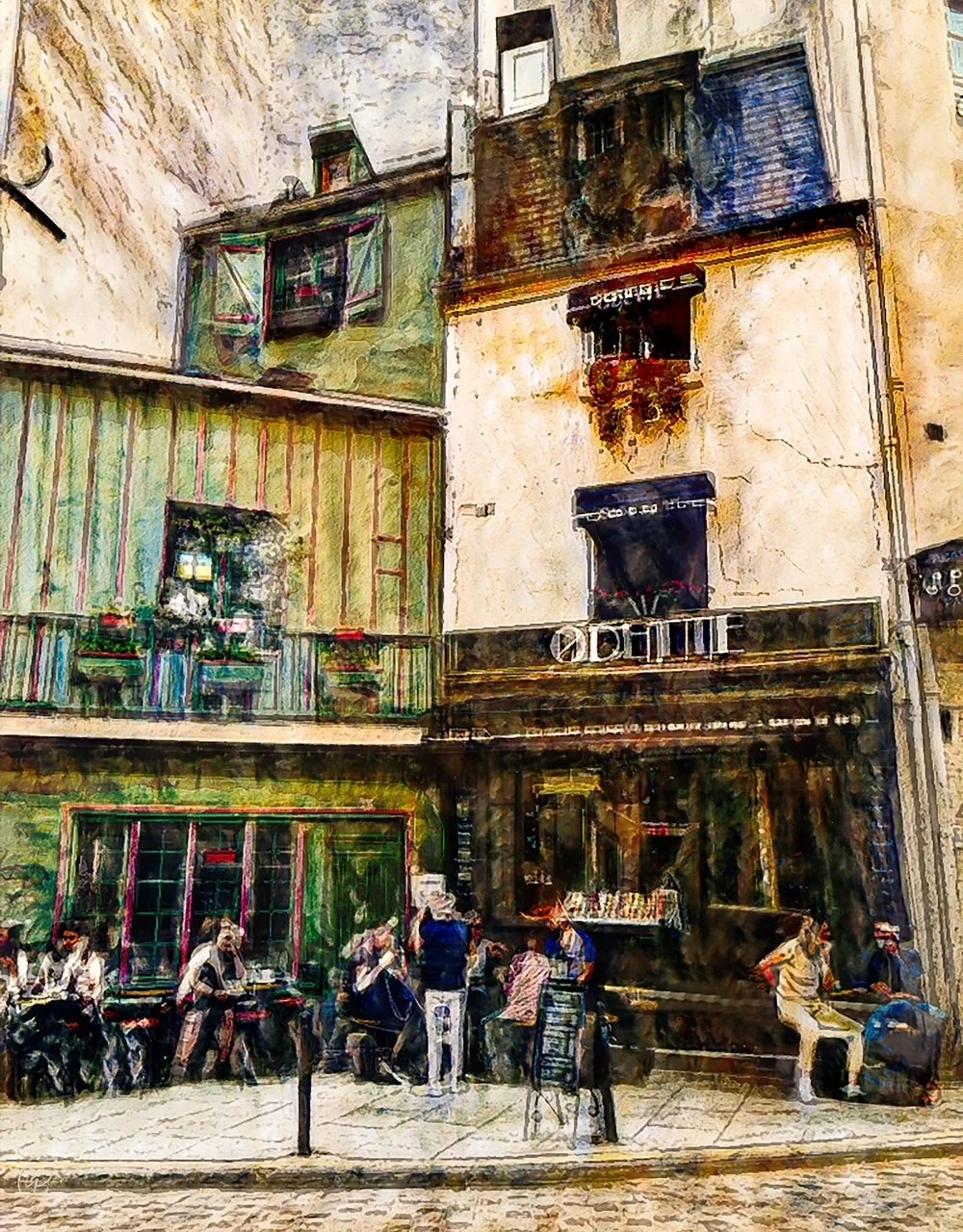 Paris Cafe by Lisa Bergeron