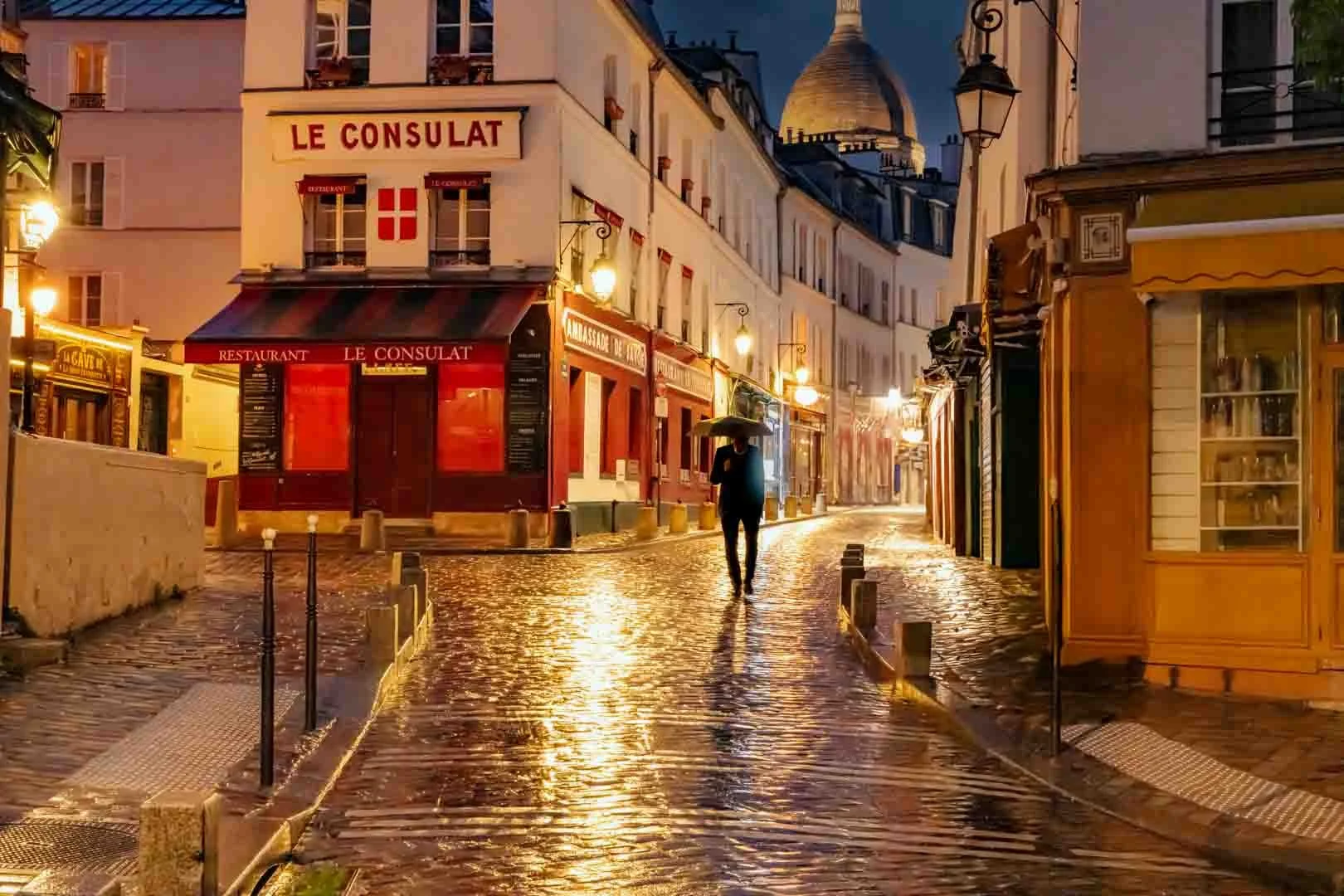 Walking in the Paris Rain by Nancy Tynan