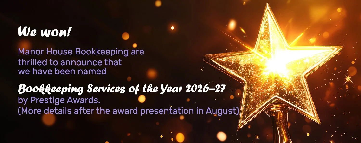 Image of a trophy to announce our bookkeeping award 2026