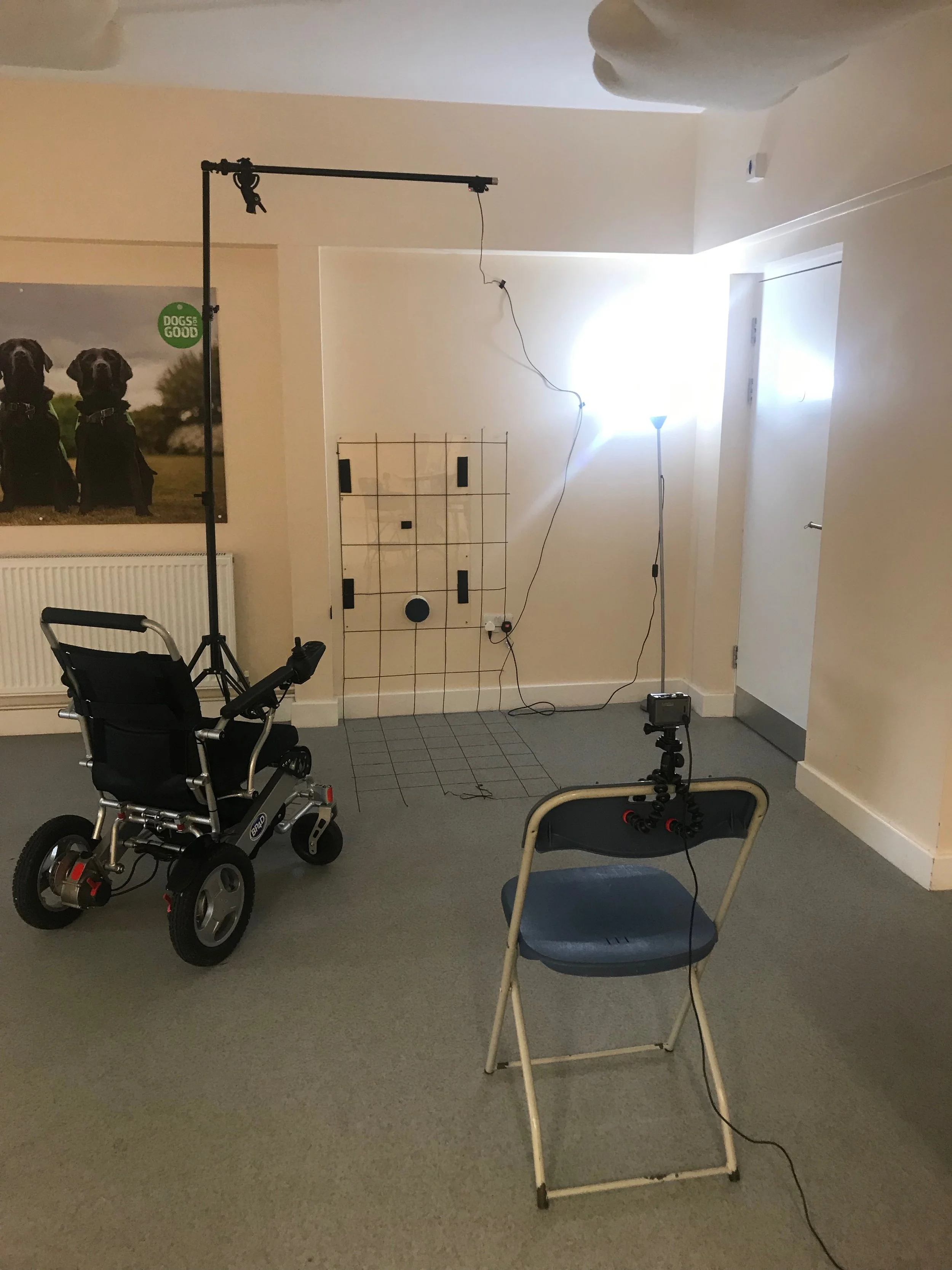 Three Camera Testing Set-Up