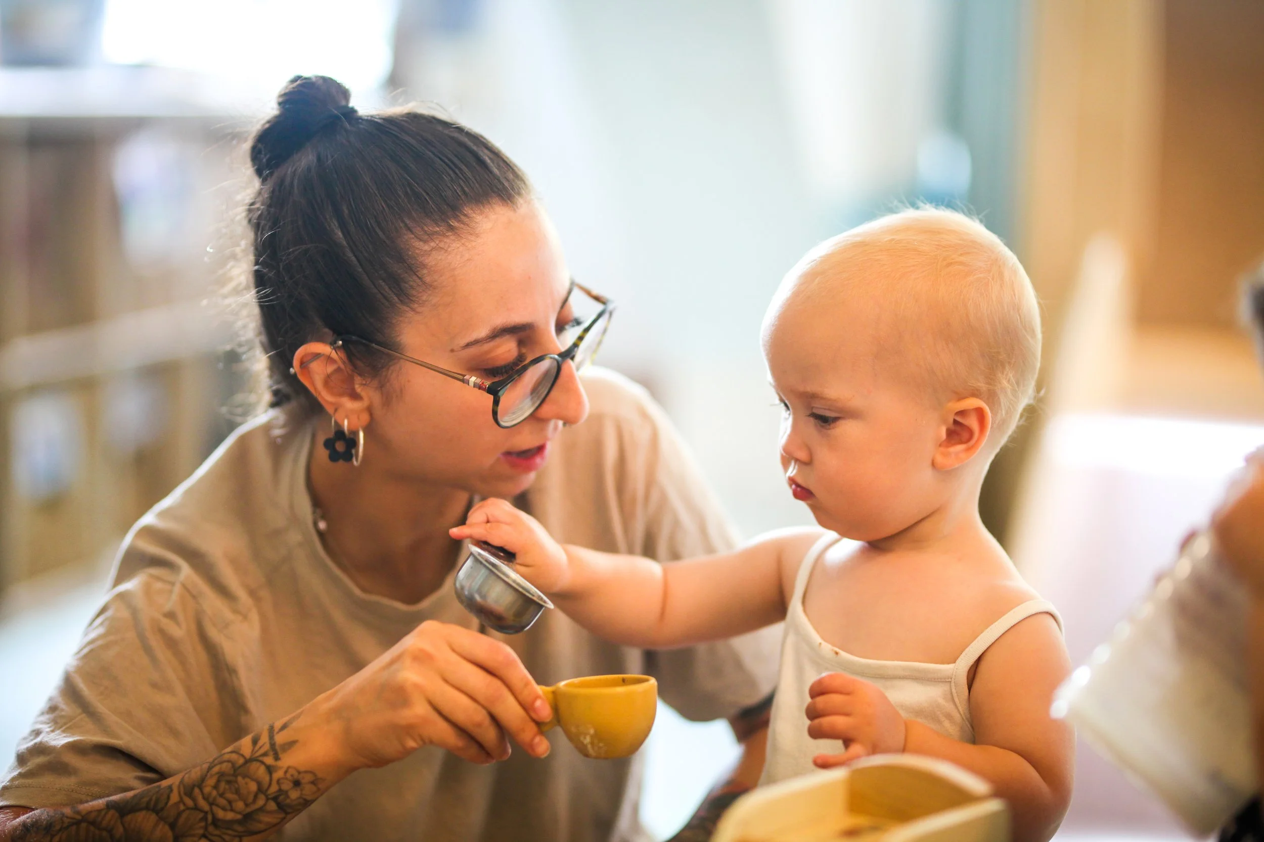 babies playing at nursery in bristol