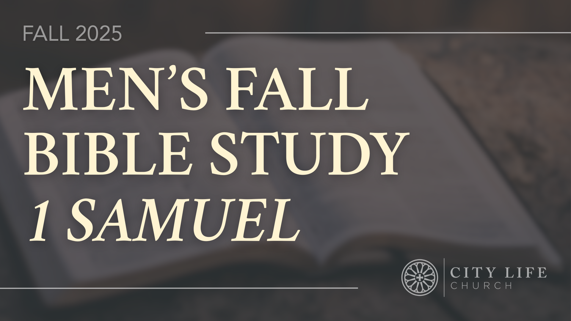 Men's Fall Bible Study