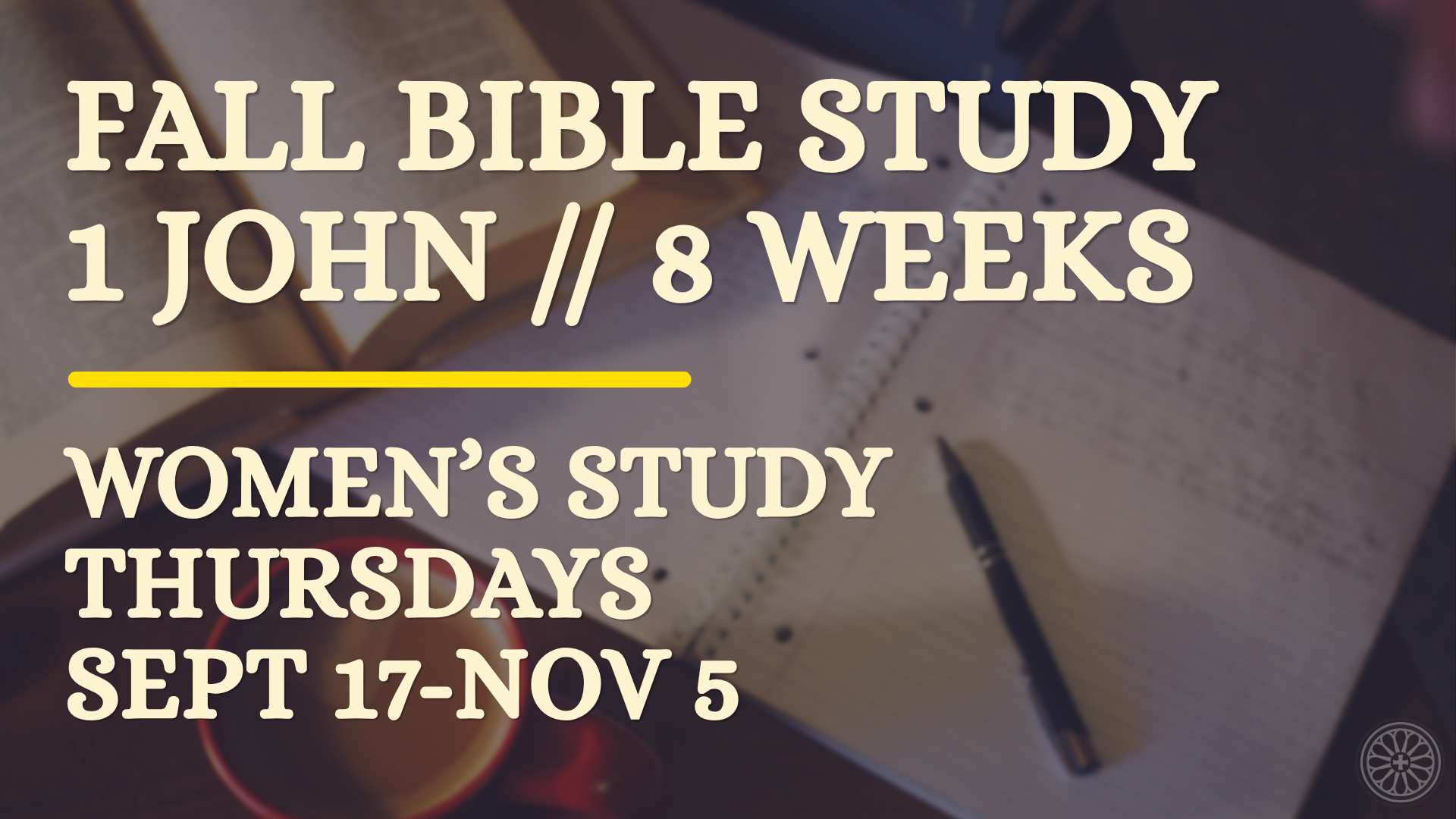 Women's Fall Bible Study