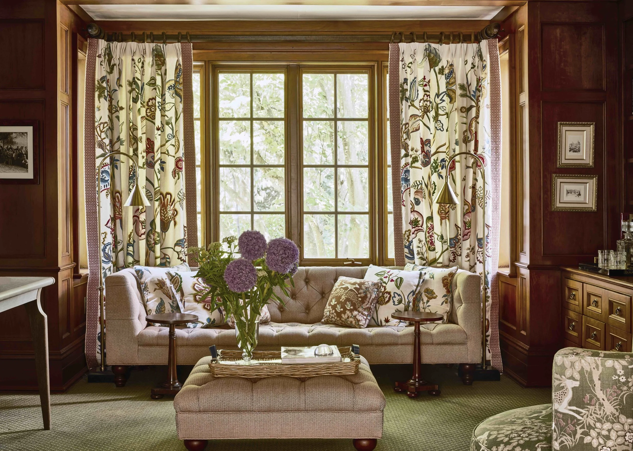 Living Room, Locust Valley, Parker Bowie Larson, Interior Design, Photography by Lee Jofa