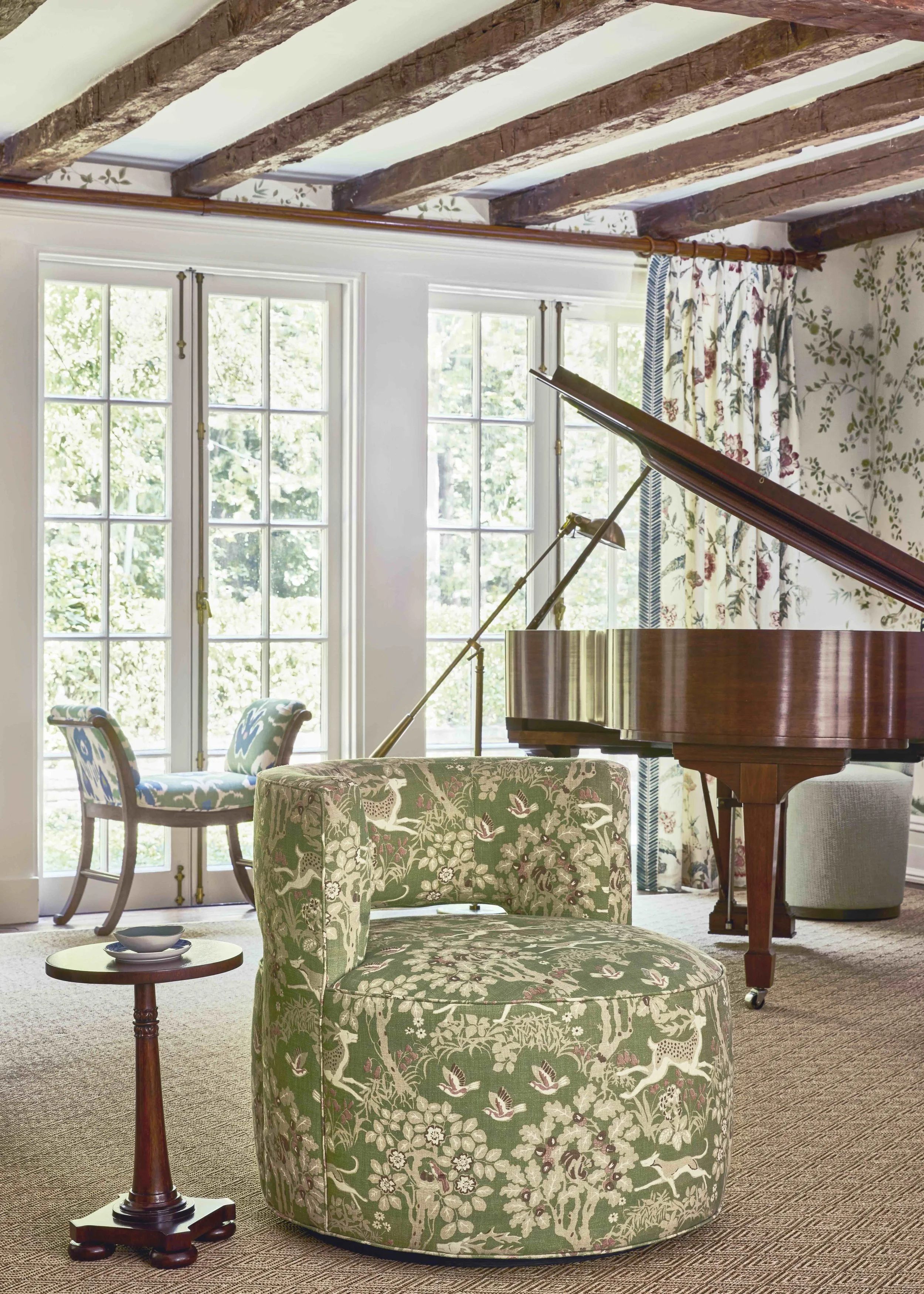 Living Room, Locust Valley, Parker Bowie Larson, Interior Design, Photography by Lee Jofa