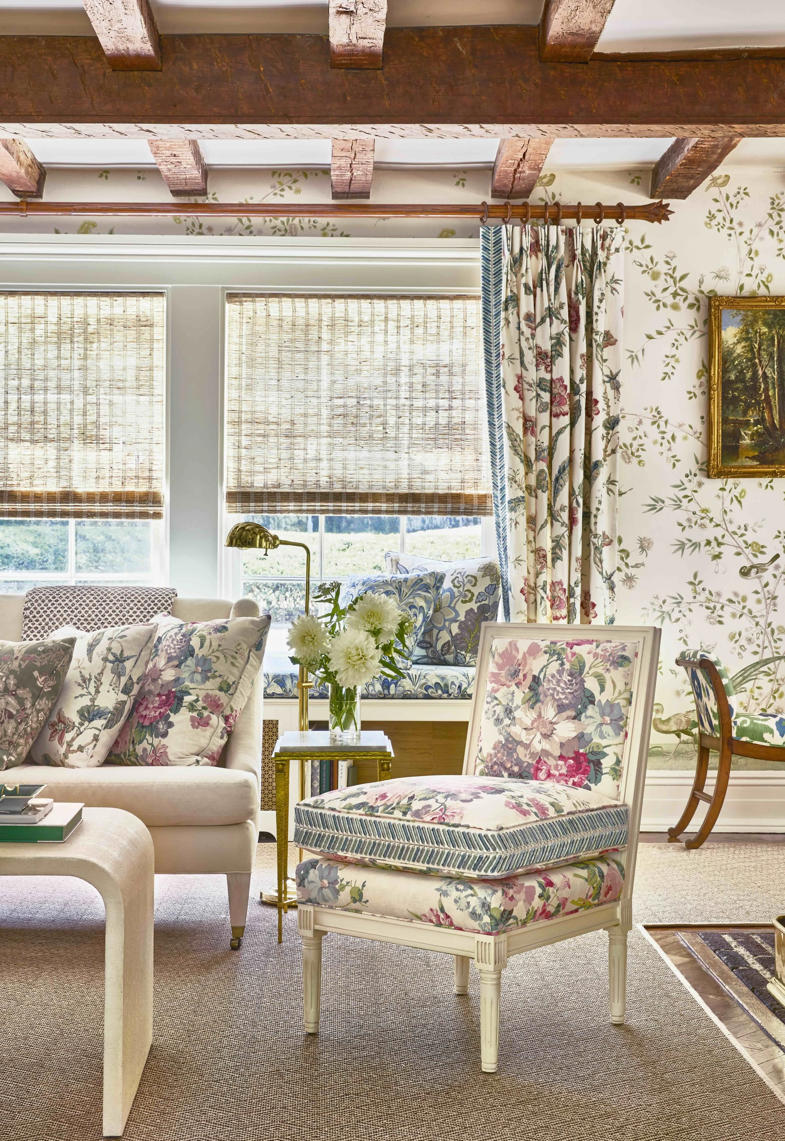 Living Room, Locust Valley, Parker Bowie Larson, Interior Design, Photography by Lee Jofa