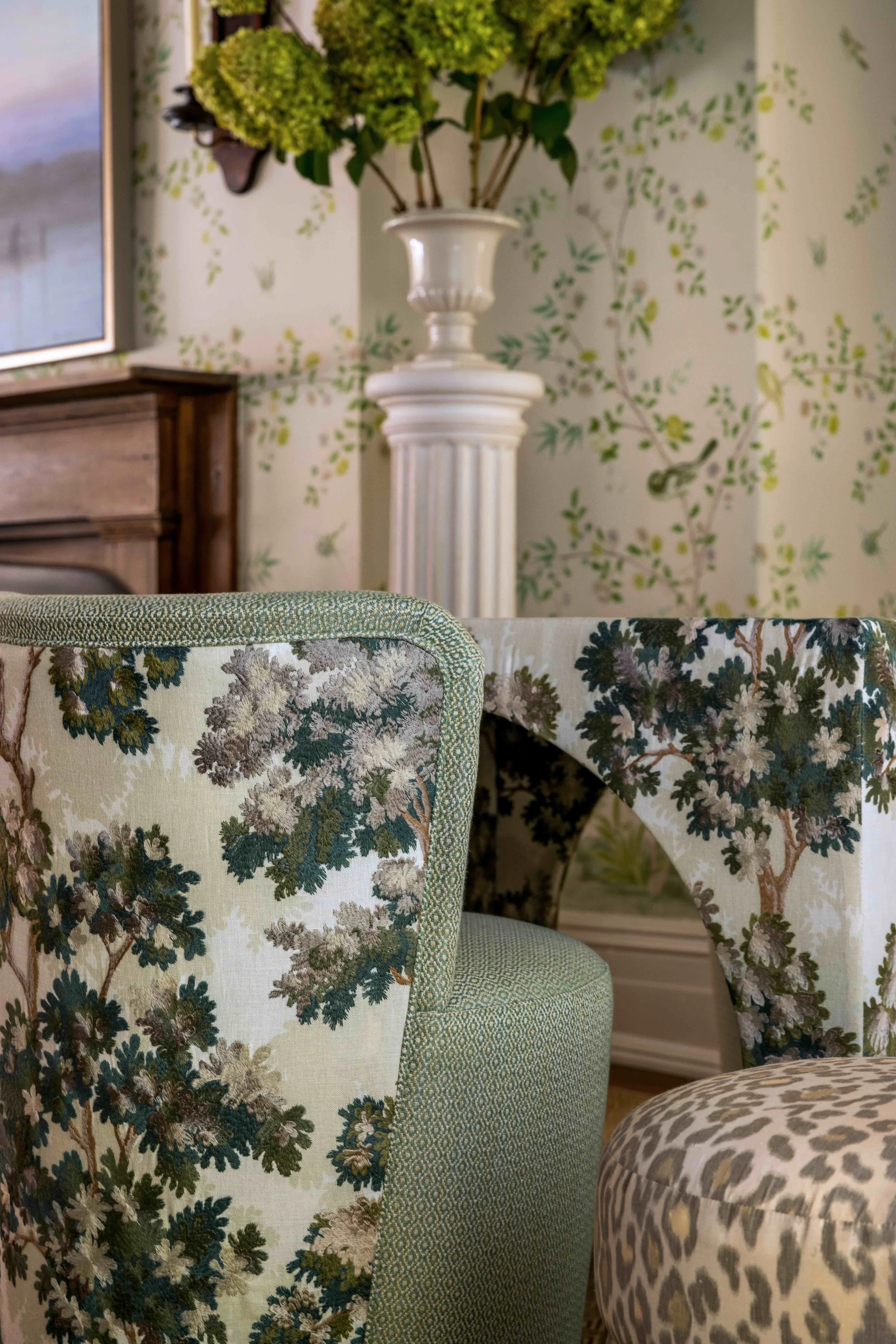 Living Room, Locust Valley, Parker Bowie Larson, Interior Design, Photography by Lee Jofa