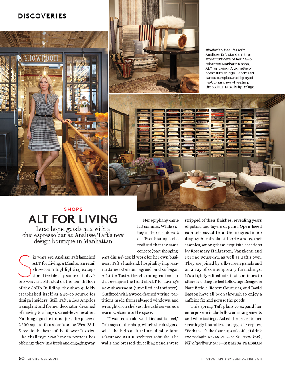 Analisse Taft-Gersten, Photography by Joshua McHugh