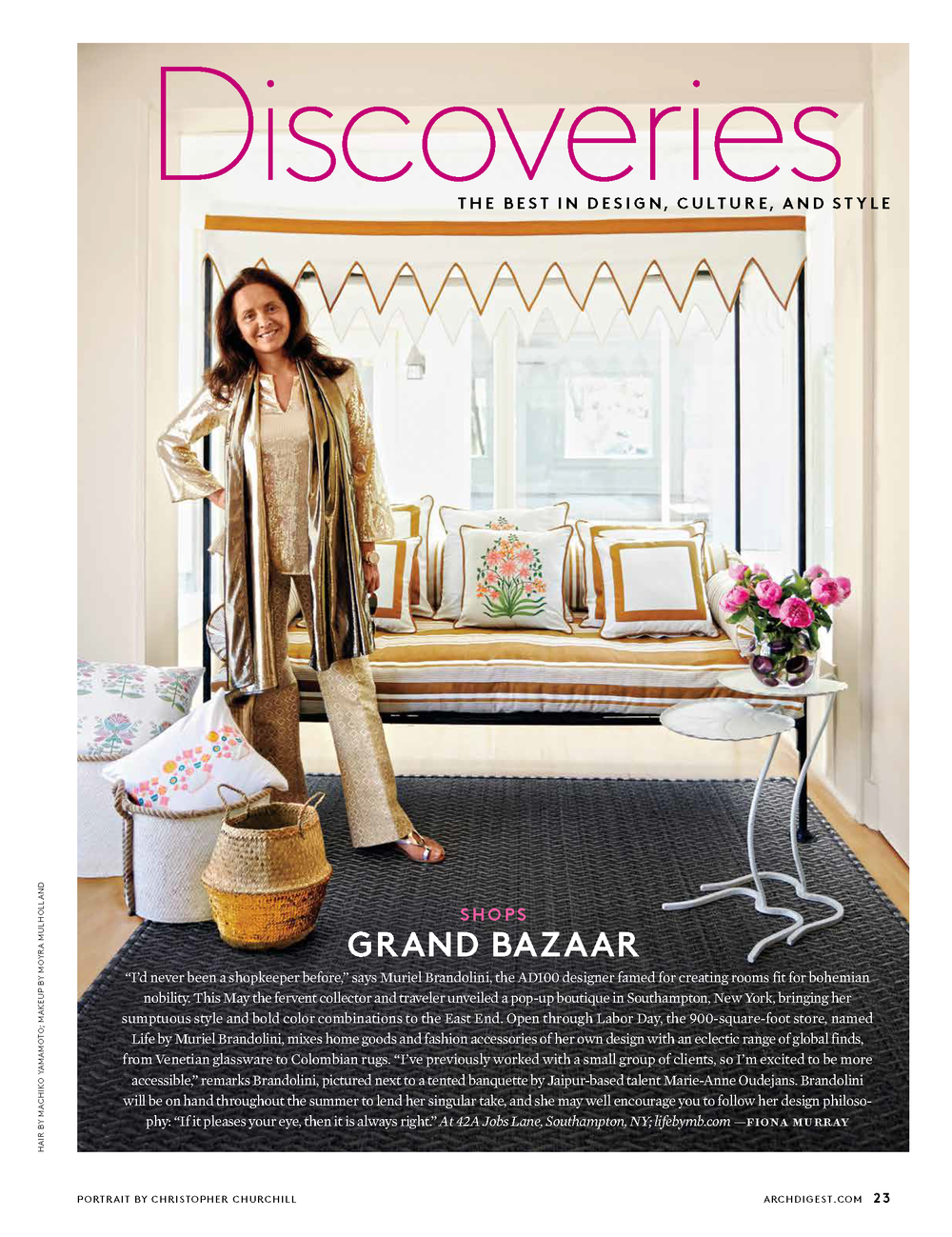 Muriel Brandolini, Photography by Christopher Churchill