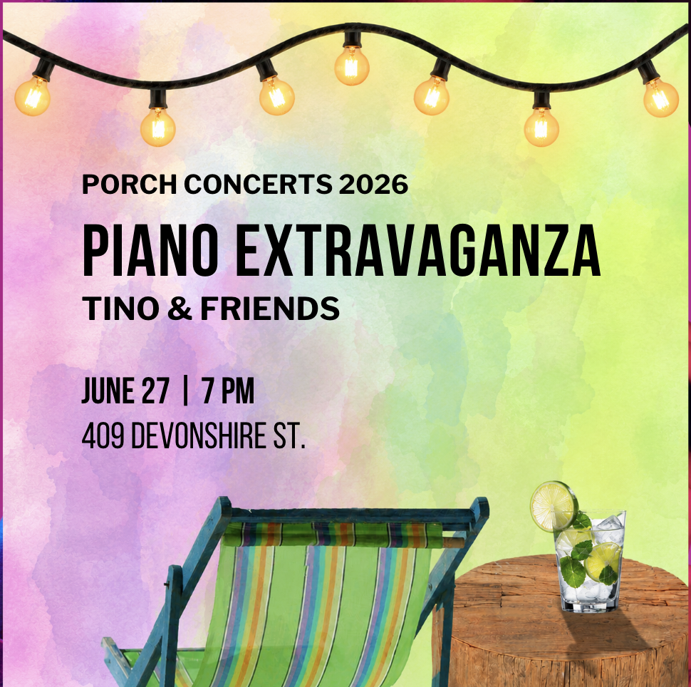 Porch Concert: Piano Extravaganza