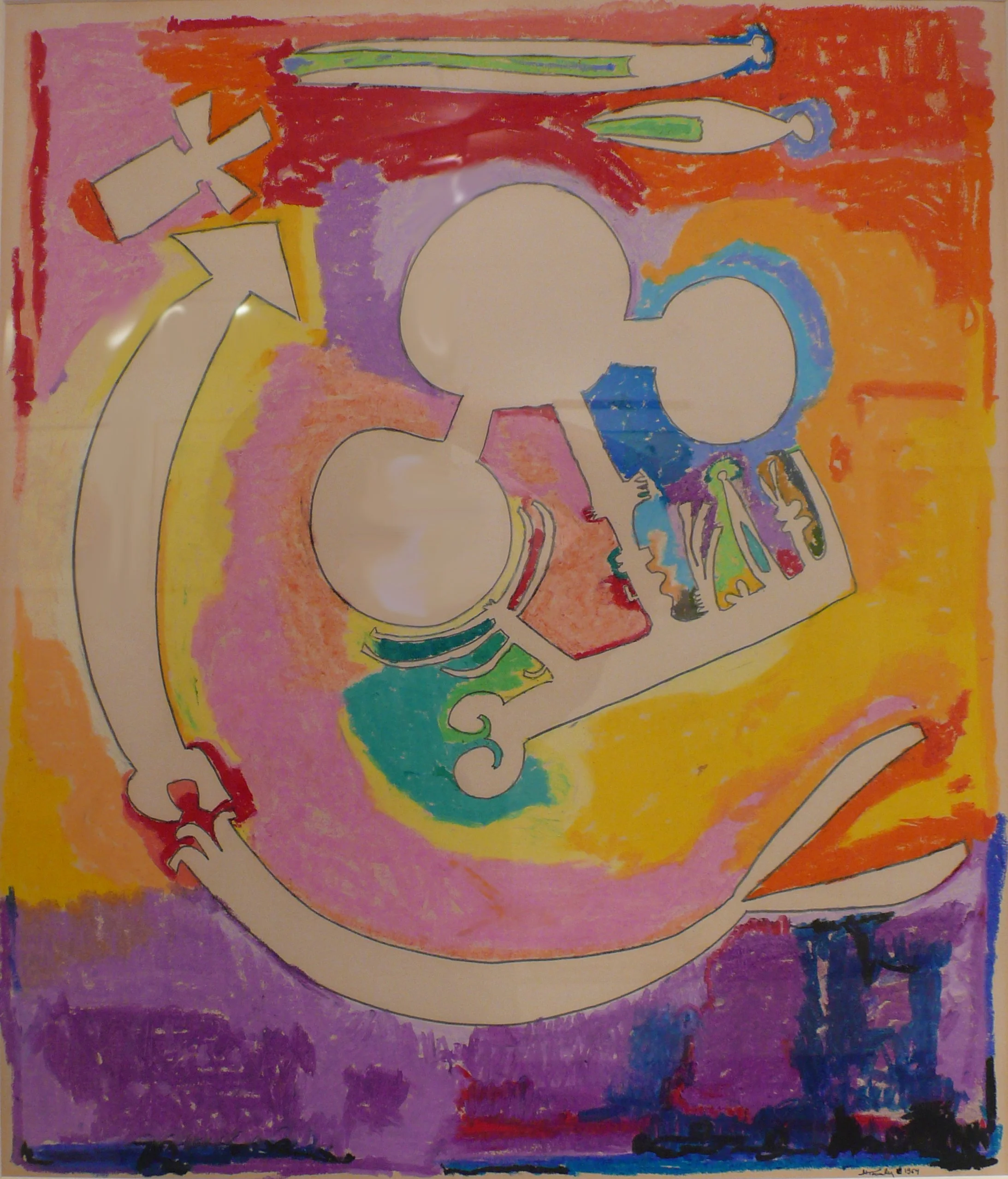 Hugh Townley 'Mandan Village'