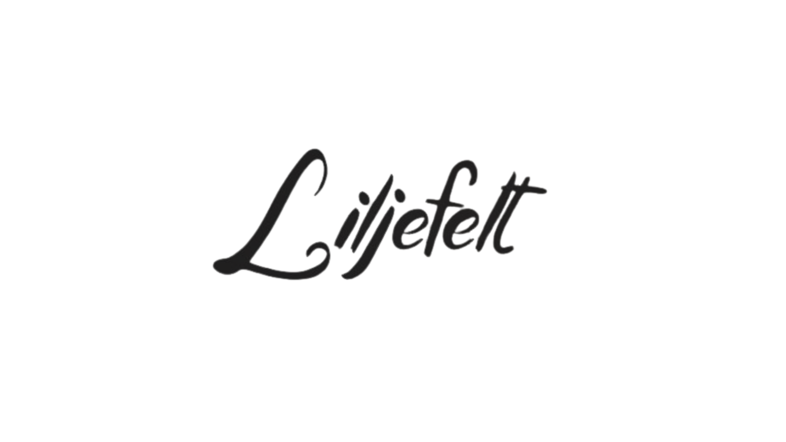 Den sorte tekst 'Løftet' skrevet i kursiv skrifttype på hvid baggrund.