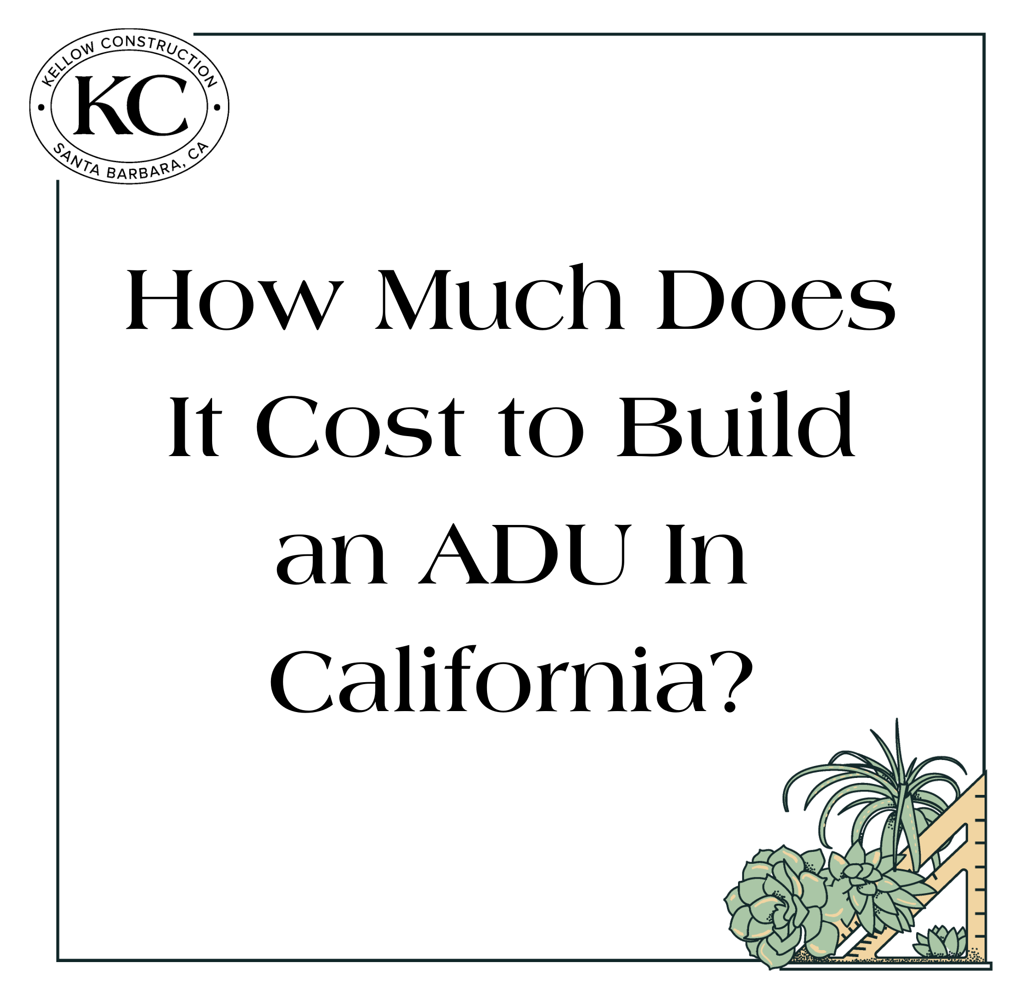 How Much Does It Cost to Build an ADU In California?