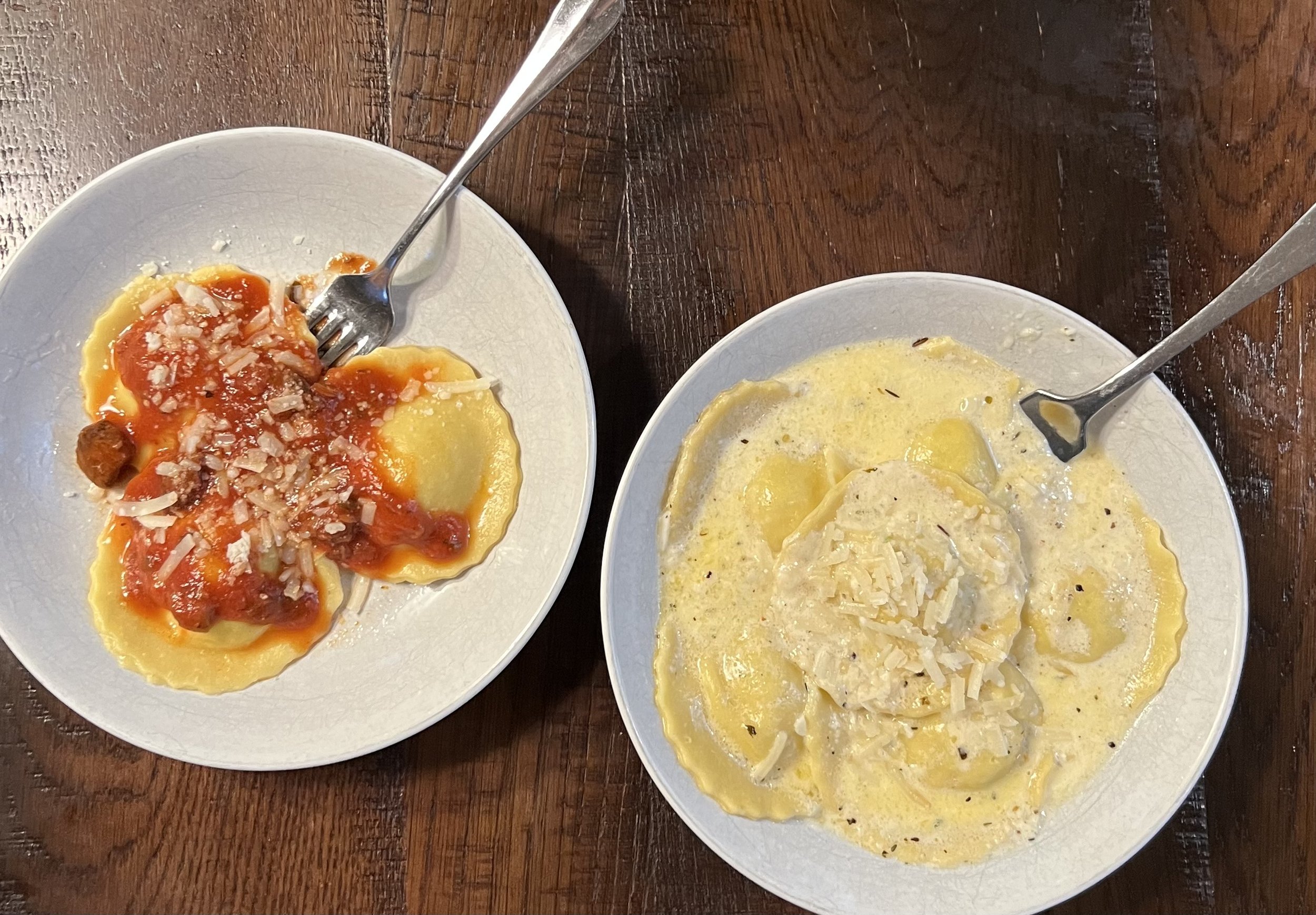 My first-ever homemade ravioli