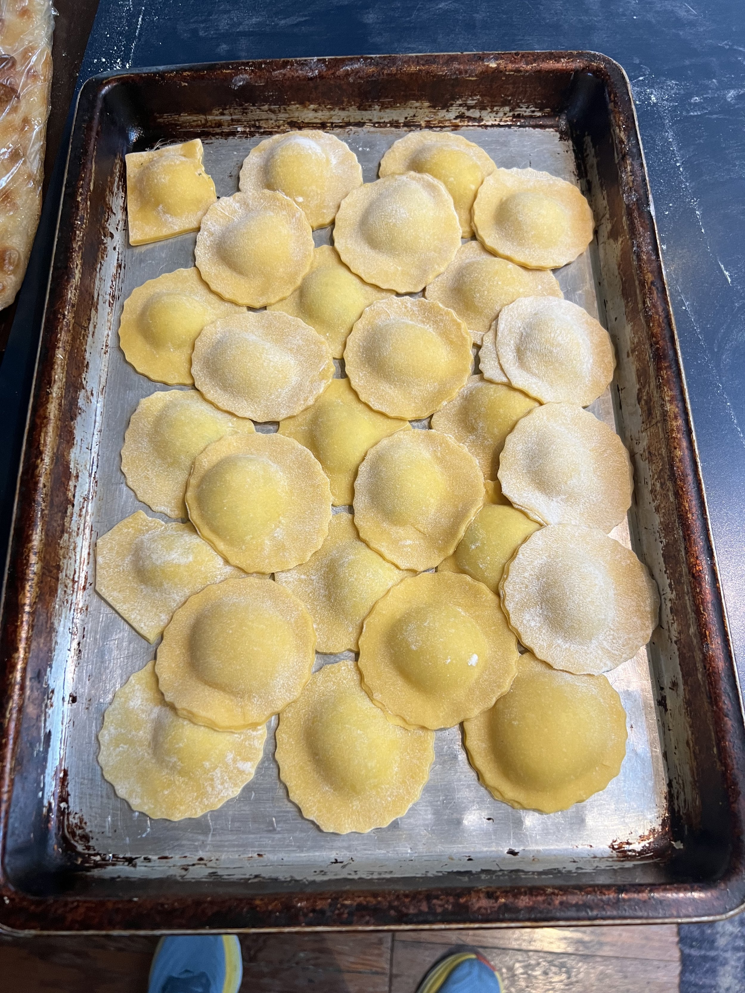 First time making ravioli at home.