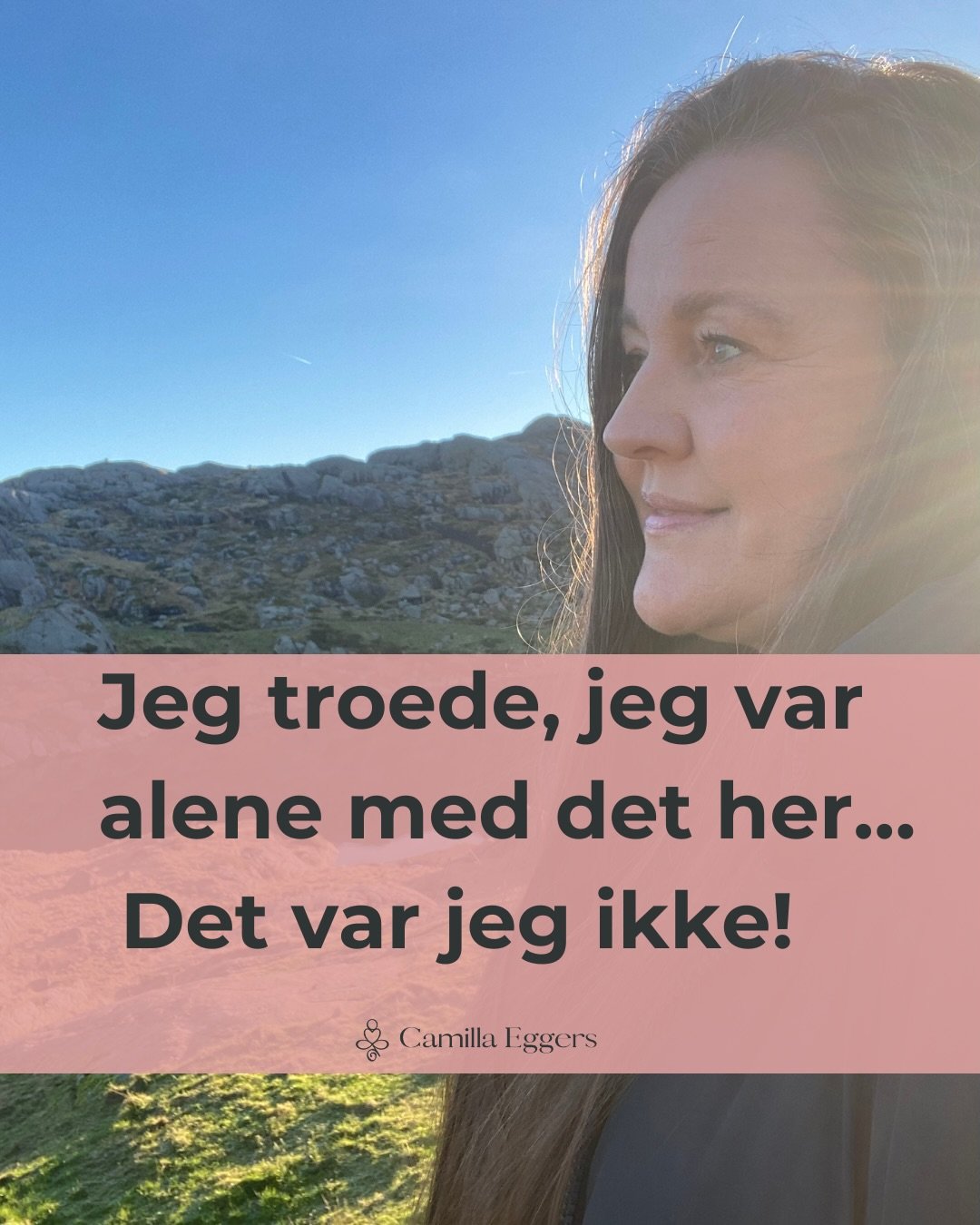 Jeg troede, der var noget galt med mig.

At jeg havde mindre energi.
At min s&oslash;vn var blevet anderledes.
At mit hoved nogle dage var t&aring;get.
At jeg var blevet mere f&oslash;lsom.
At jeg ikke l&aelig;ngere havde lyst til overfladiske relati