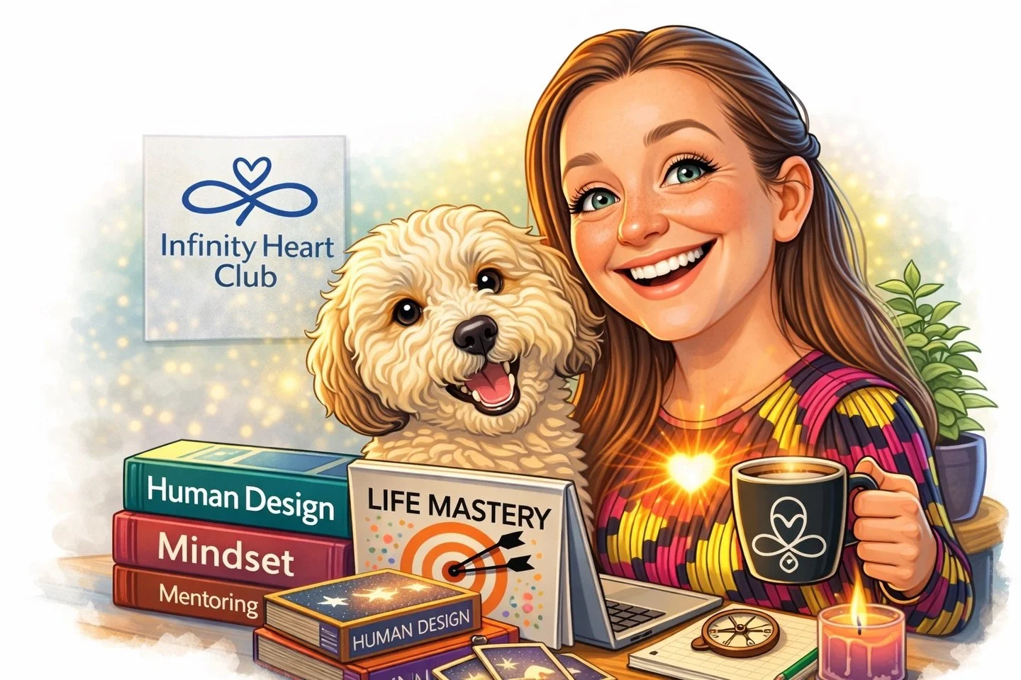 Jeg m&aring;tte alts&aring; pr&oslash;ve det her 😃 
Tak for inspiration @miemarker.fit 😉 

Jeg har f&aring;et ChatGPT til at lave dette billede af mig ud fra det, den ved om mig .. og det matcher da meget godt 🥰 😃 
Hvad synes du? 

Hvis du selv v