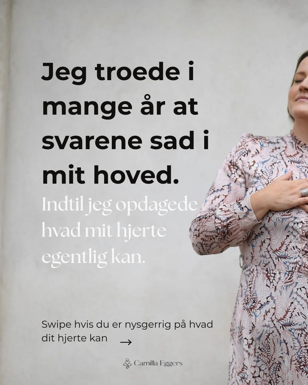 🤯 Vidste du at hjertets elektromagnetiske felt er ca. 100 gange st&aelig;rkere end hjernens? 🩷 

Der er noget ved hjertet, som jeg ikke kan holde for mig selv l&aelig;ngere. 

I mange &aring;r levede jeg fra og i mit hoved.
T&aelig;nkte &bull; Anal