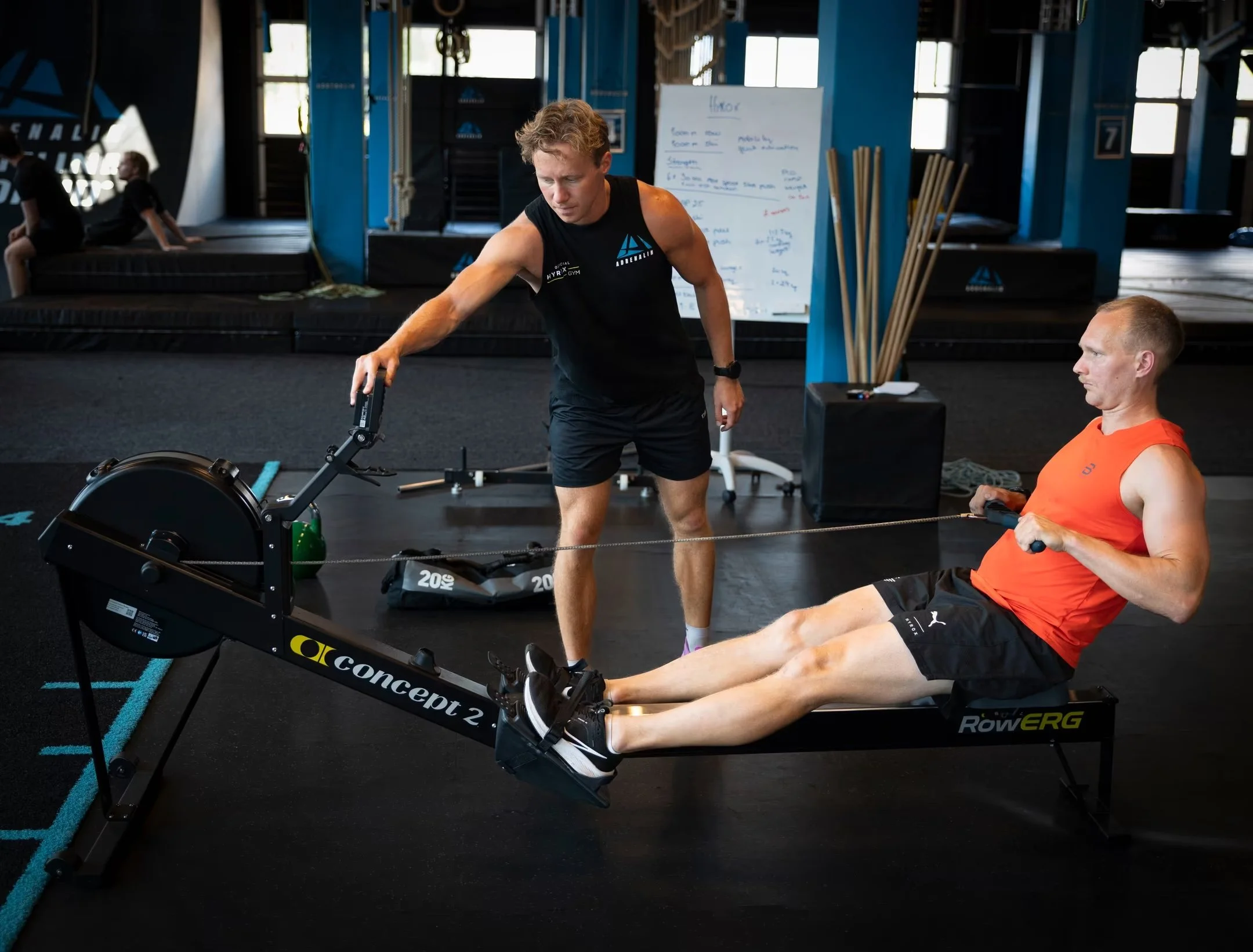 hyrox roing hjelp fra personlig trener i drammen