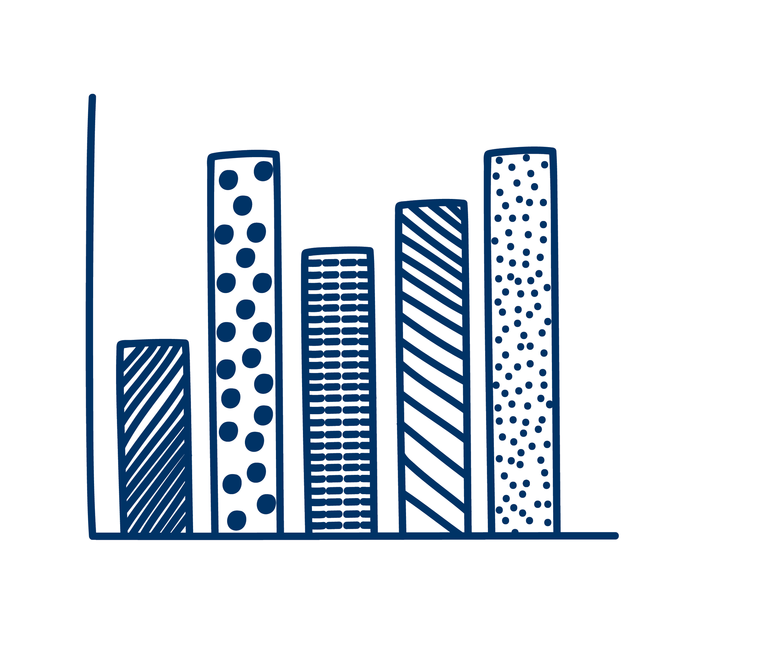 line drawing of graph