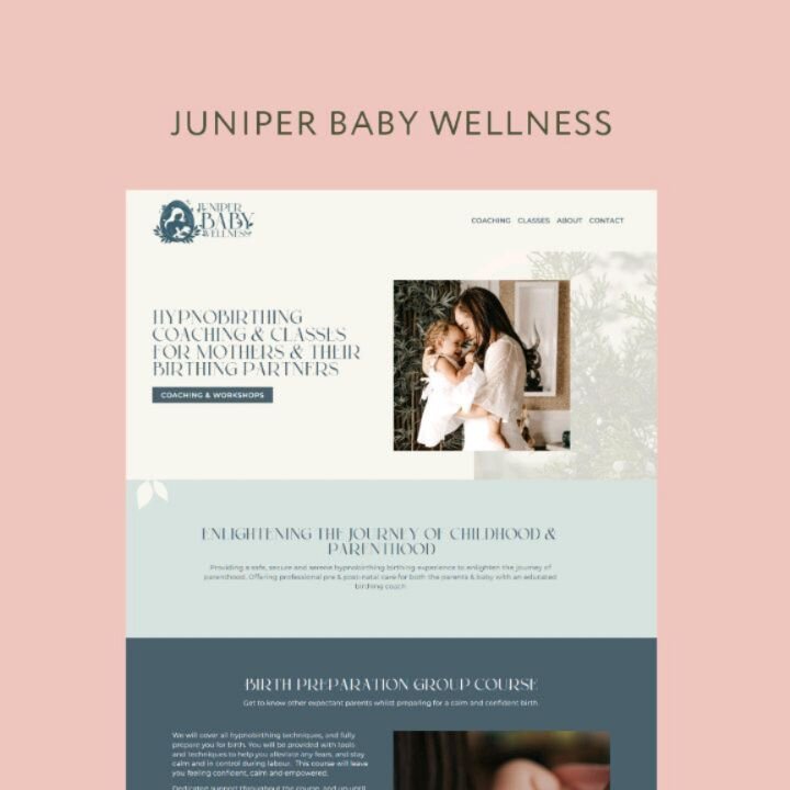 ⚡Just Launched⚡

This week I launched a brand new site for Karen of @juniperbabywellness

Karen got in touch to set up a one page website for her new business offering hypnobirthing, birth coaching and reiki in the Highlands and online.

I had the jo