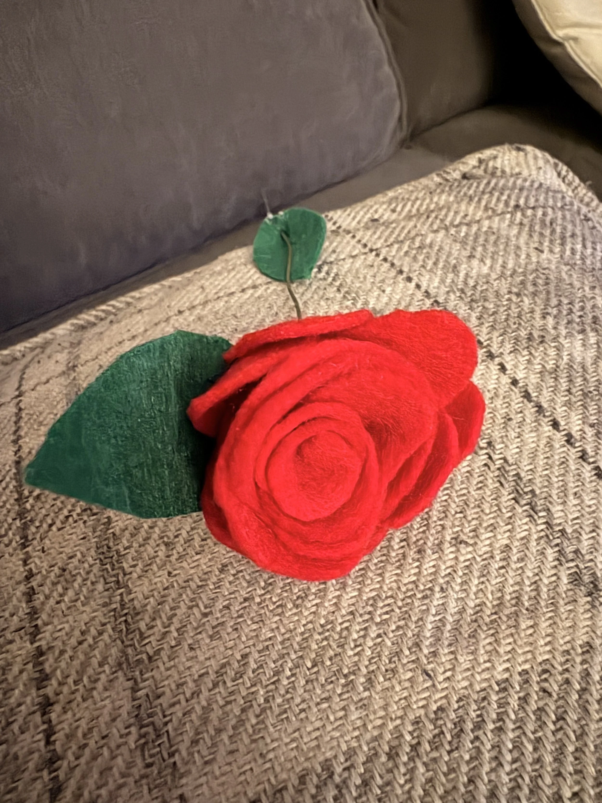 Felt Rose