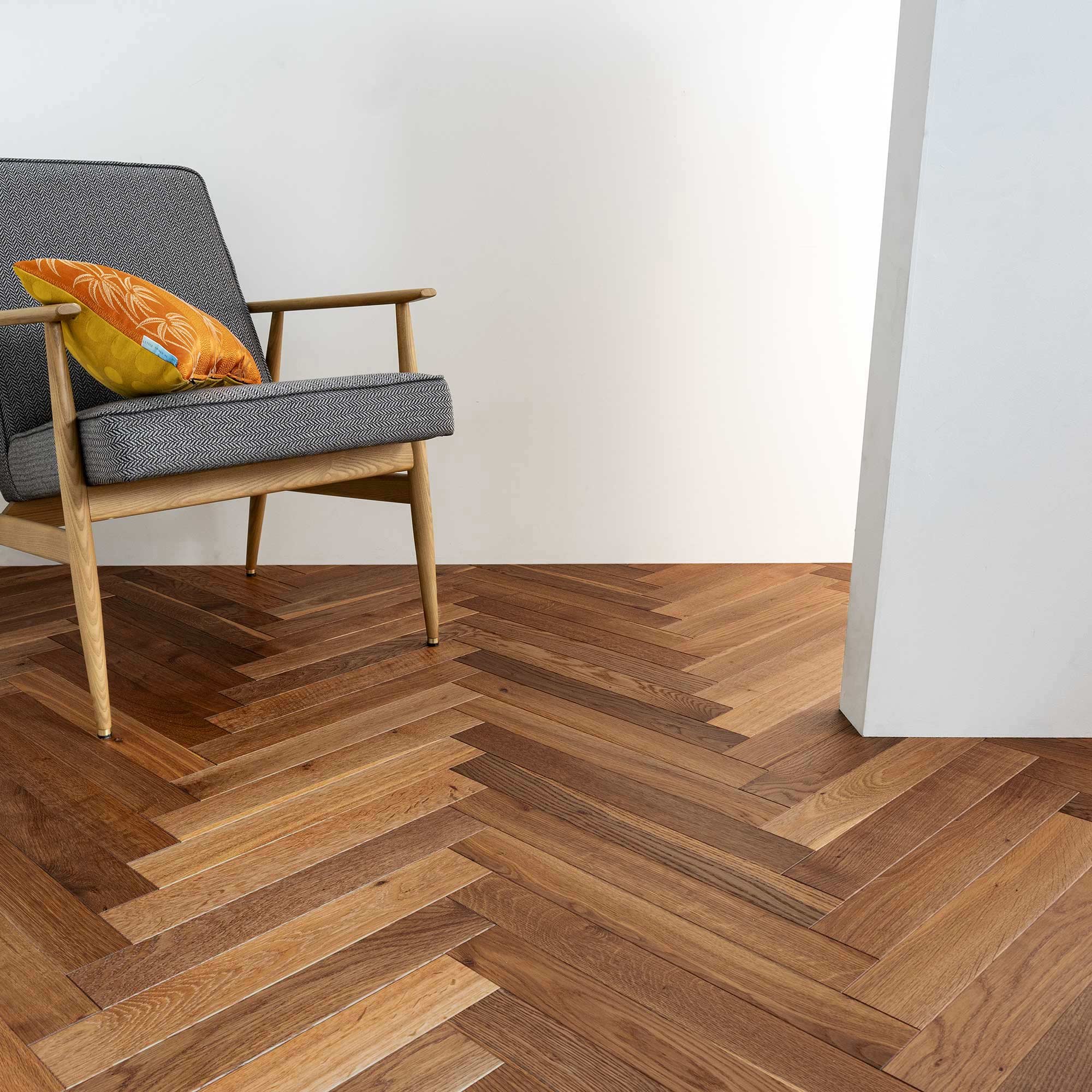 V4 TH111 Thermo Oak Strip Herringbone from The Floor Collection