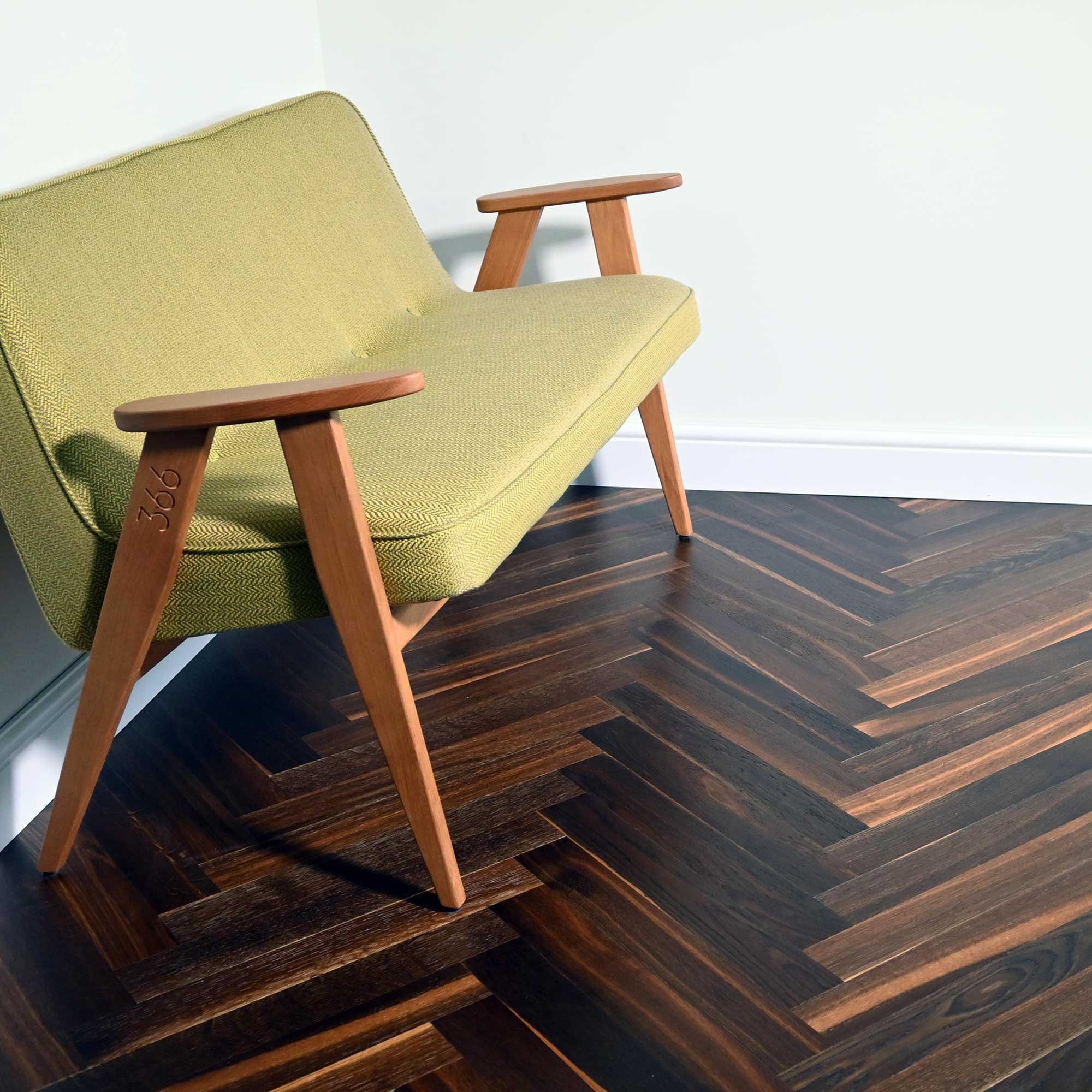 V4 TH108 Smoked Oak Strip Herringbone from The Floor Collection