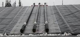 geomembrane-liners with pipe boots