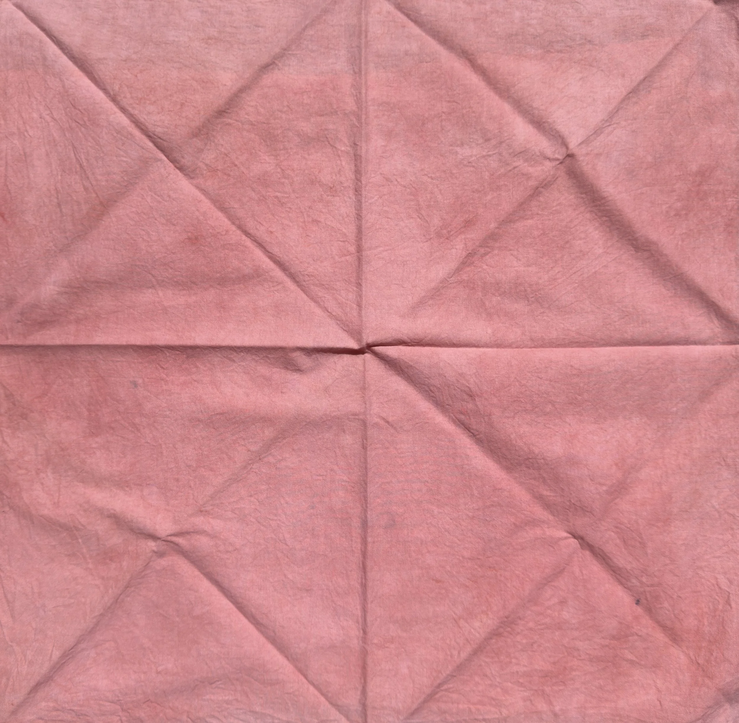 Deep Pink: Natural Dyed Cotton Bandana