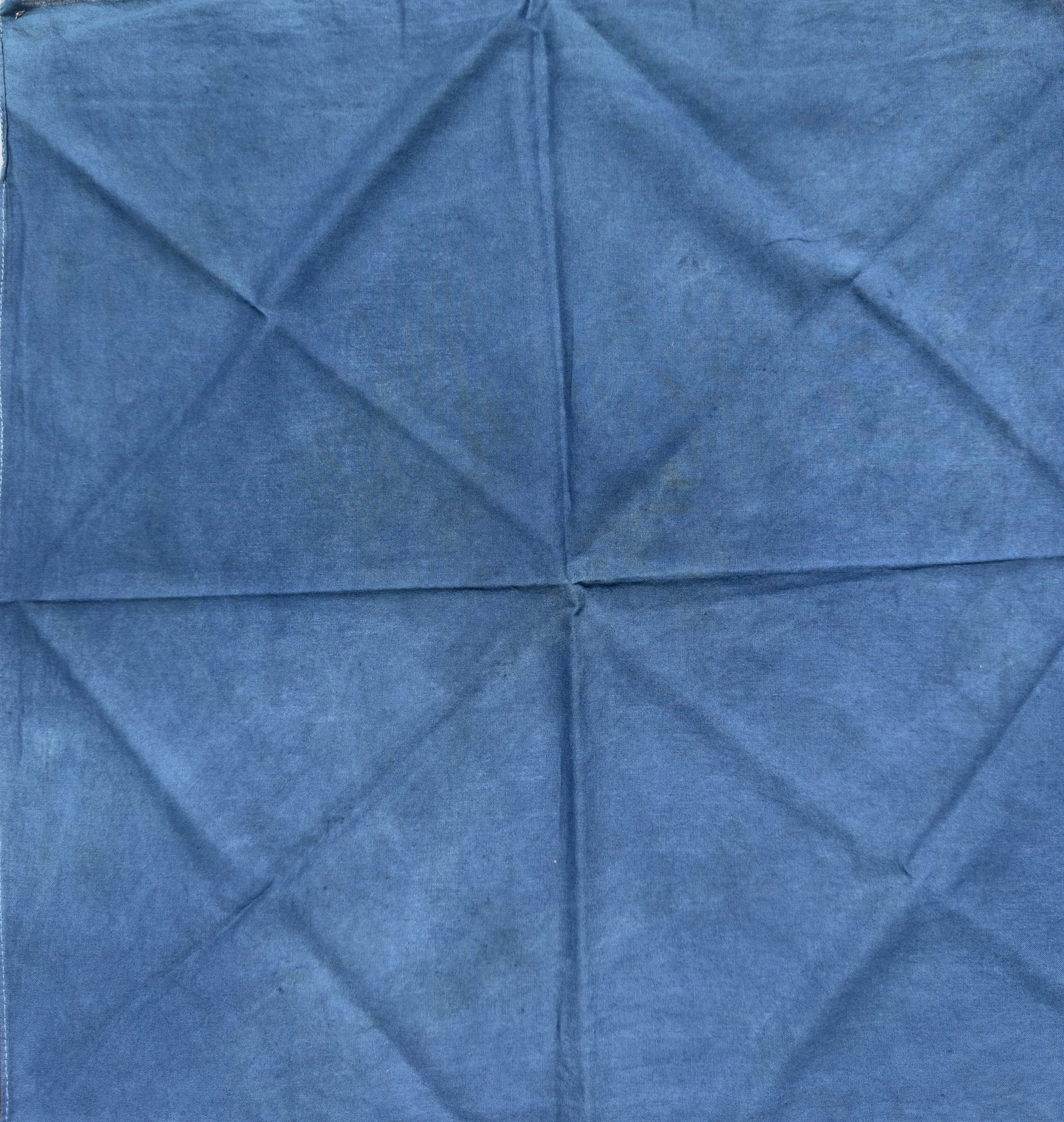 Indigo Medium: Natural Dyed Cotton Bandana