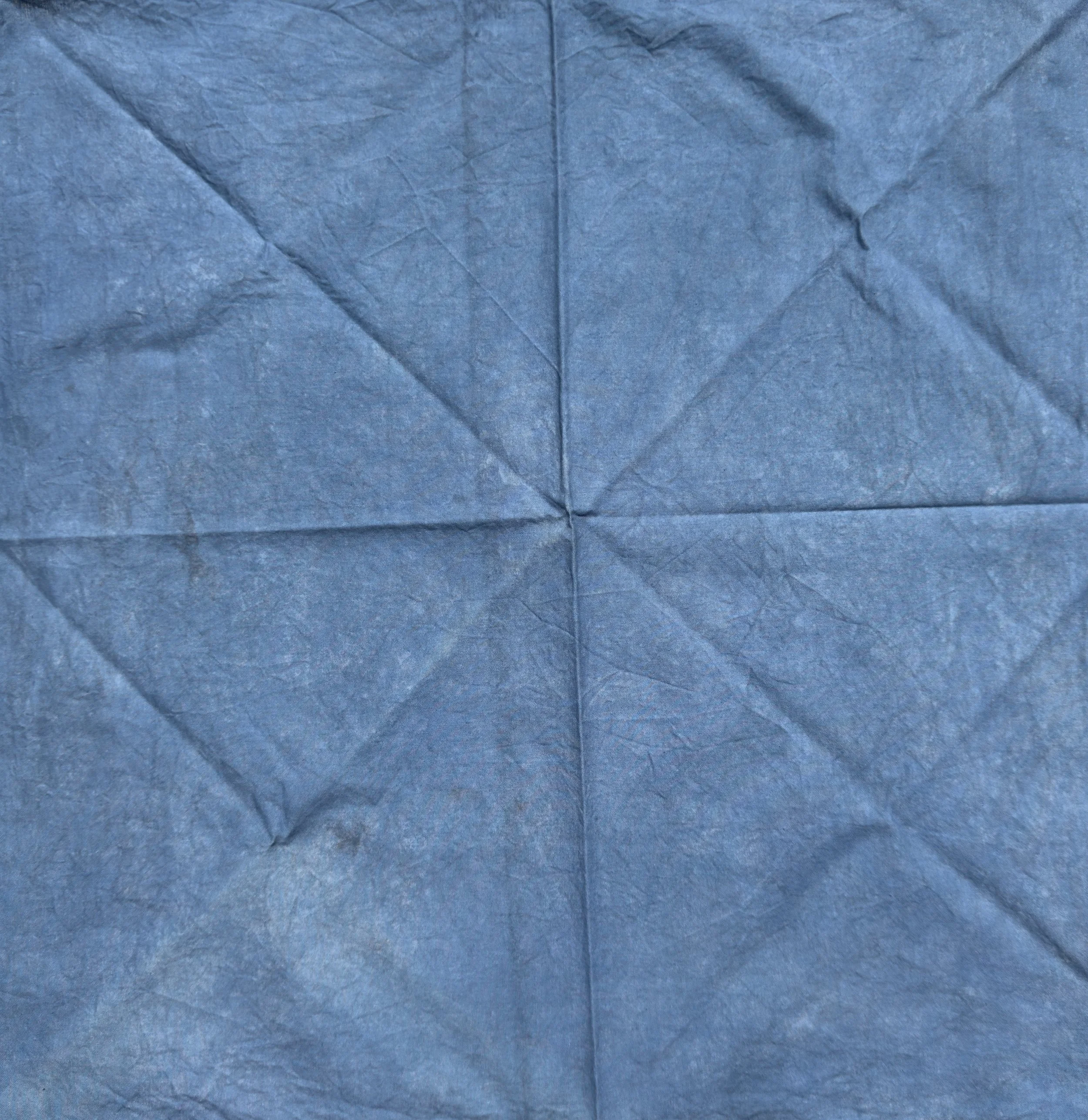 Indigo + Iron: Natural Dyed Cotton Bandana
