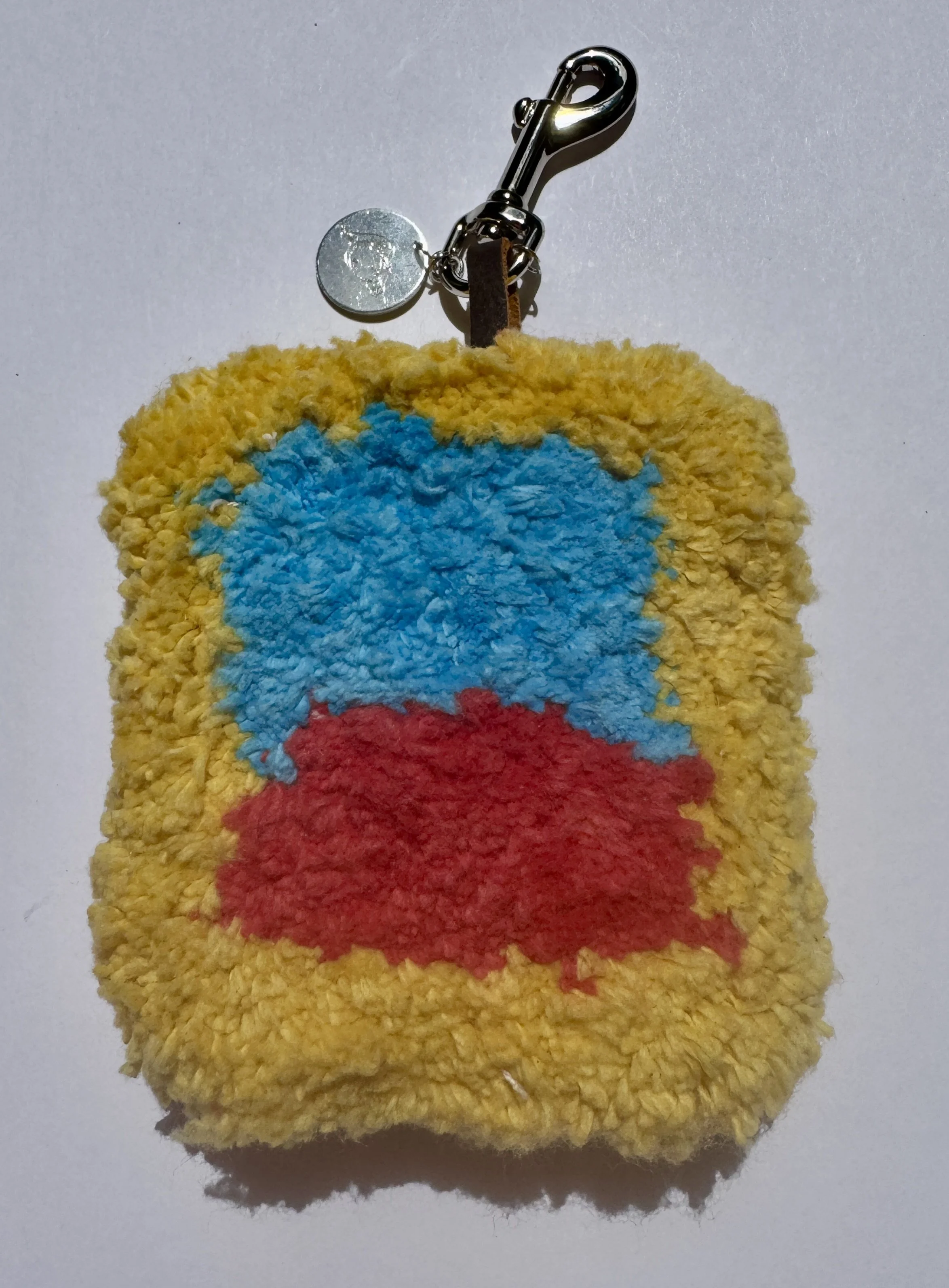 Framed Mountain: 100% Cotton Tufted Bag Charm